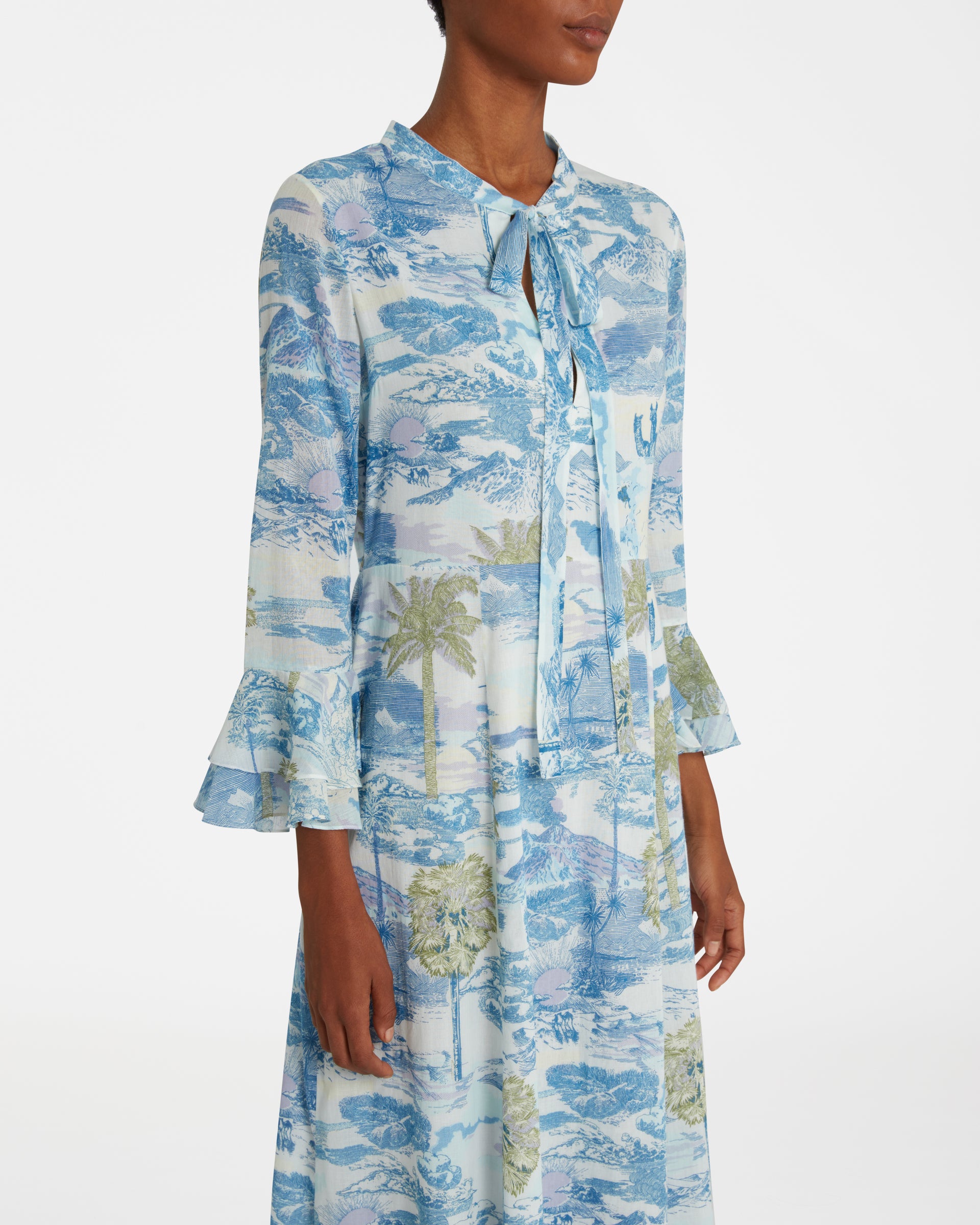 Tracey Vesuvius Dress Blue