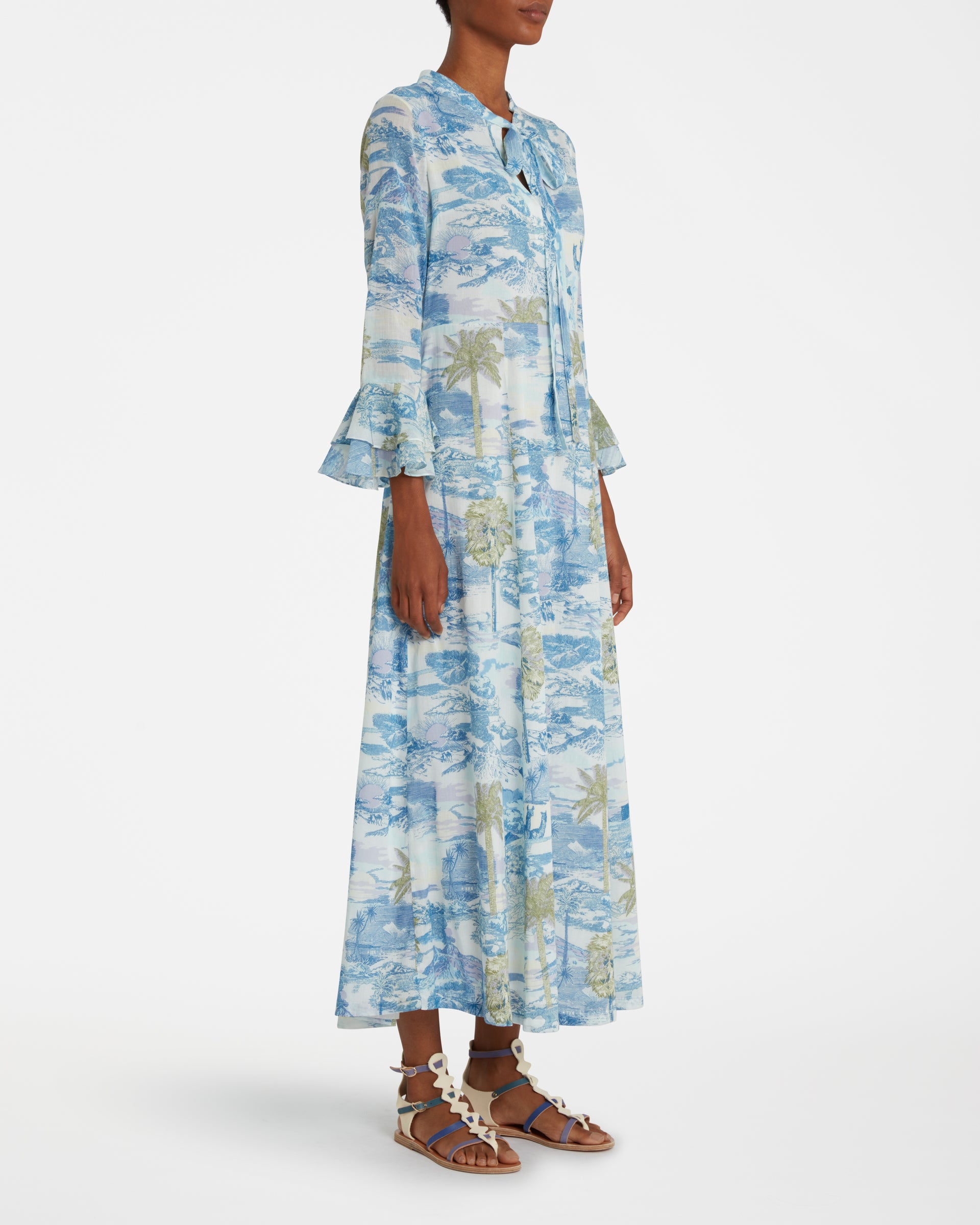 Tracey Vesuvius Dress Blue