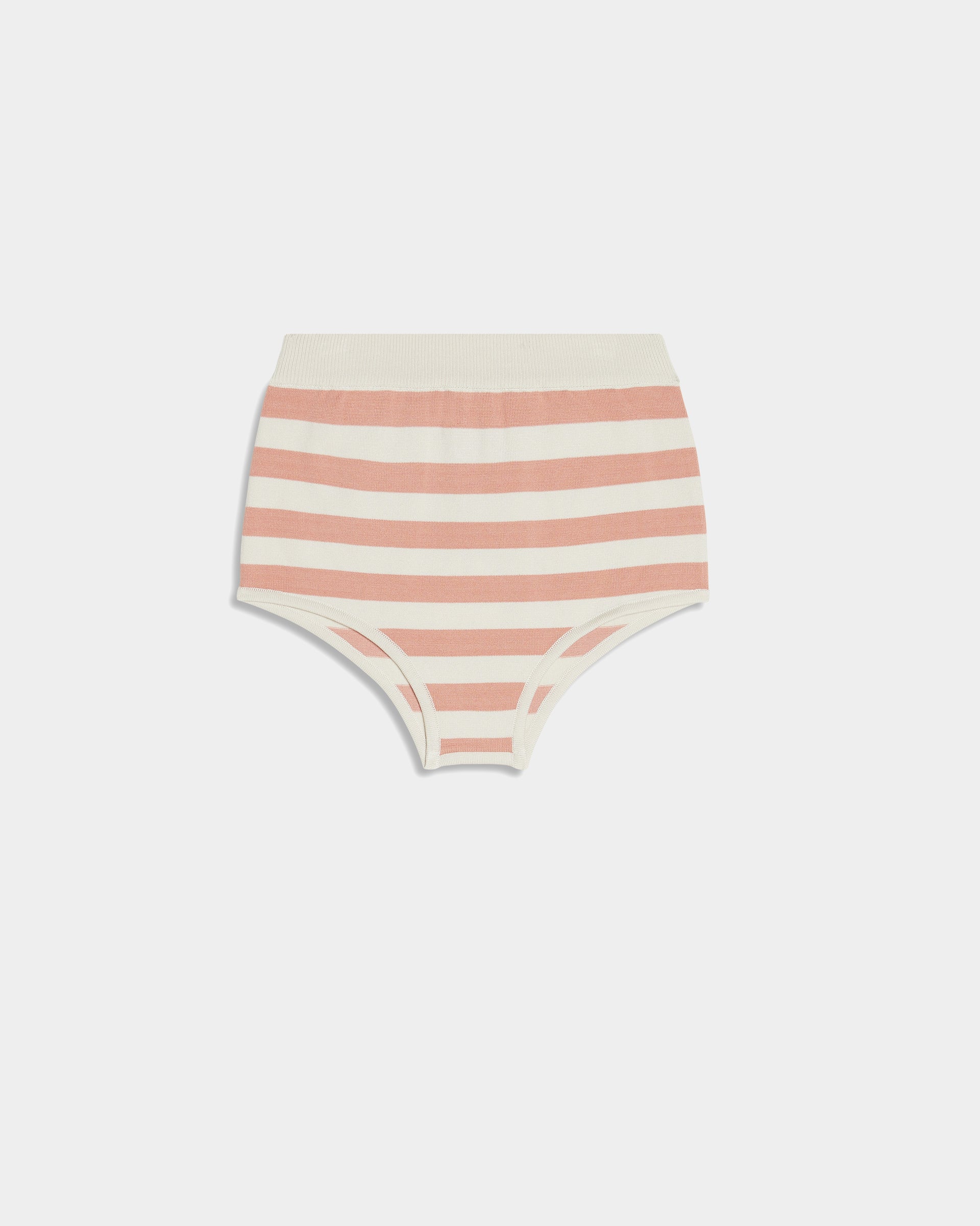 Fox Old Knit Culotte Pink White Striped