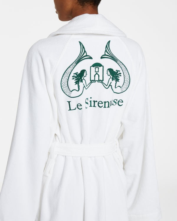 Le Sirenuse Bath Robe White