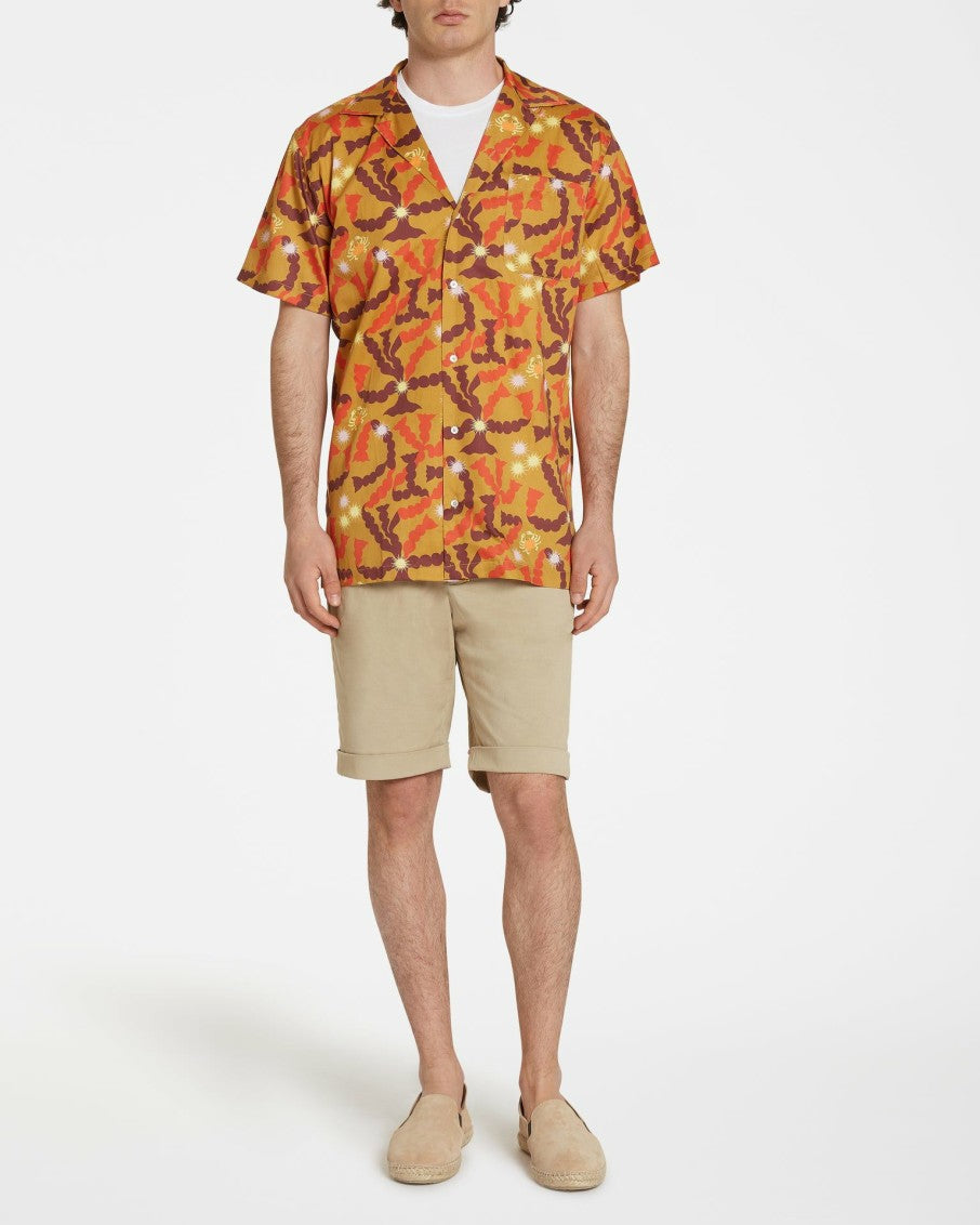 Pierre Marie Hawaiian Shirt Burgundy