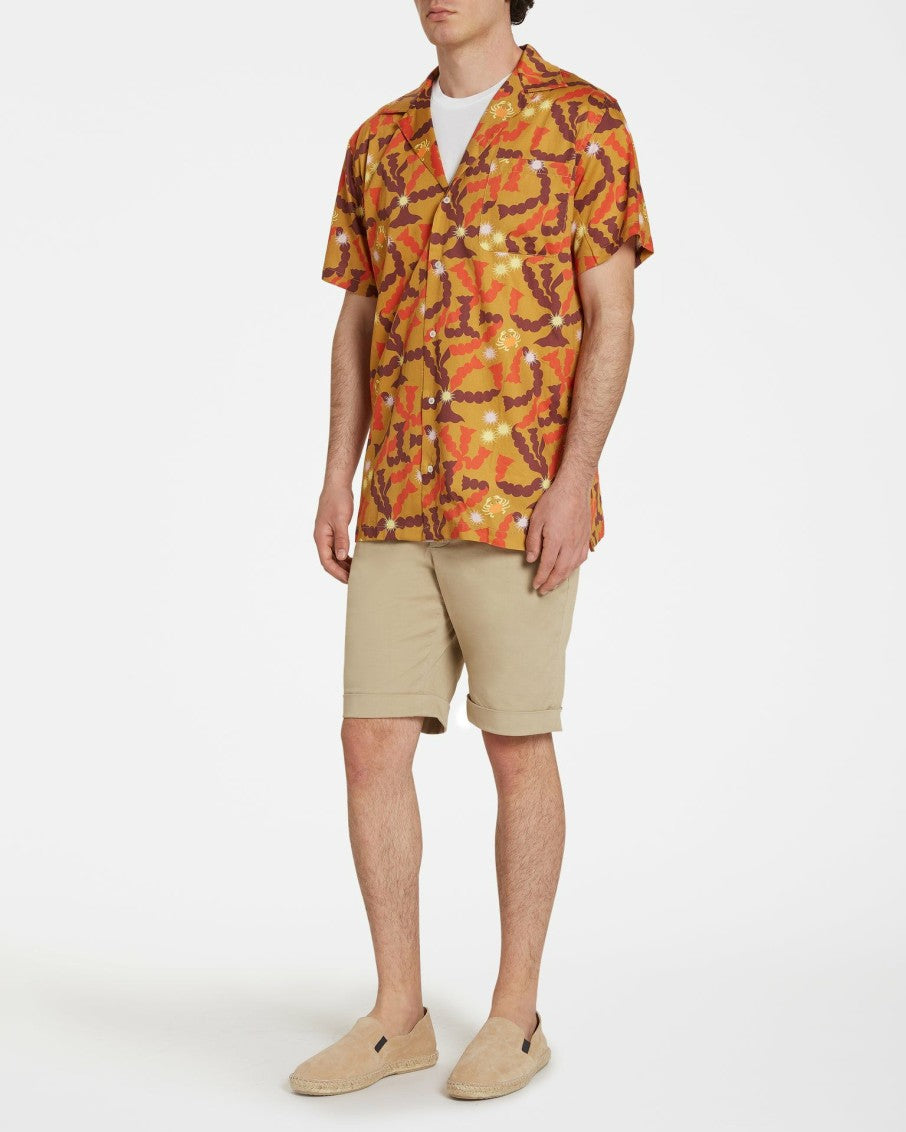 Pierre Marie Hawaiian Shirt Burgundy