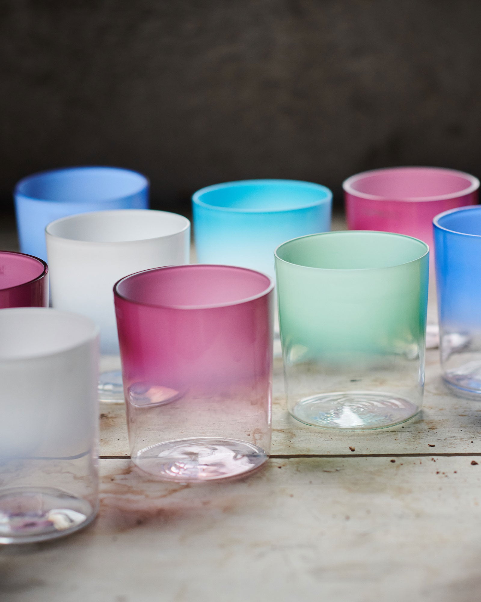 Gradient Tumbler Glass