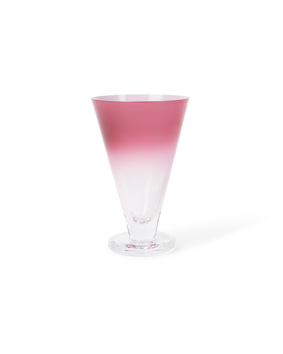 Large Gradient Stemmed Glass Set of 2