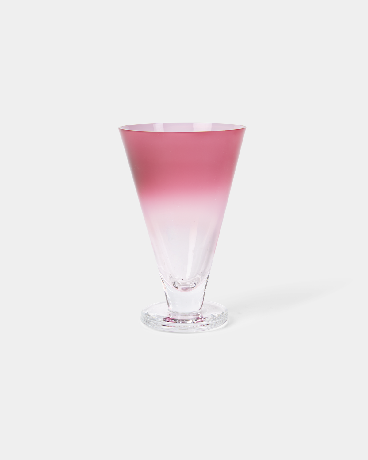 Large Gradient Stemmed Glass Set of 2