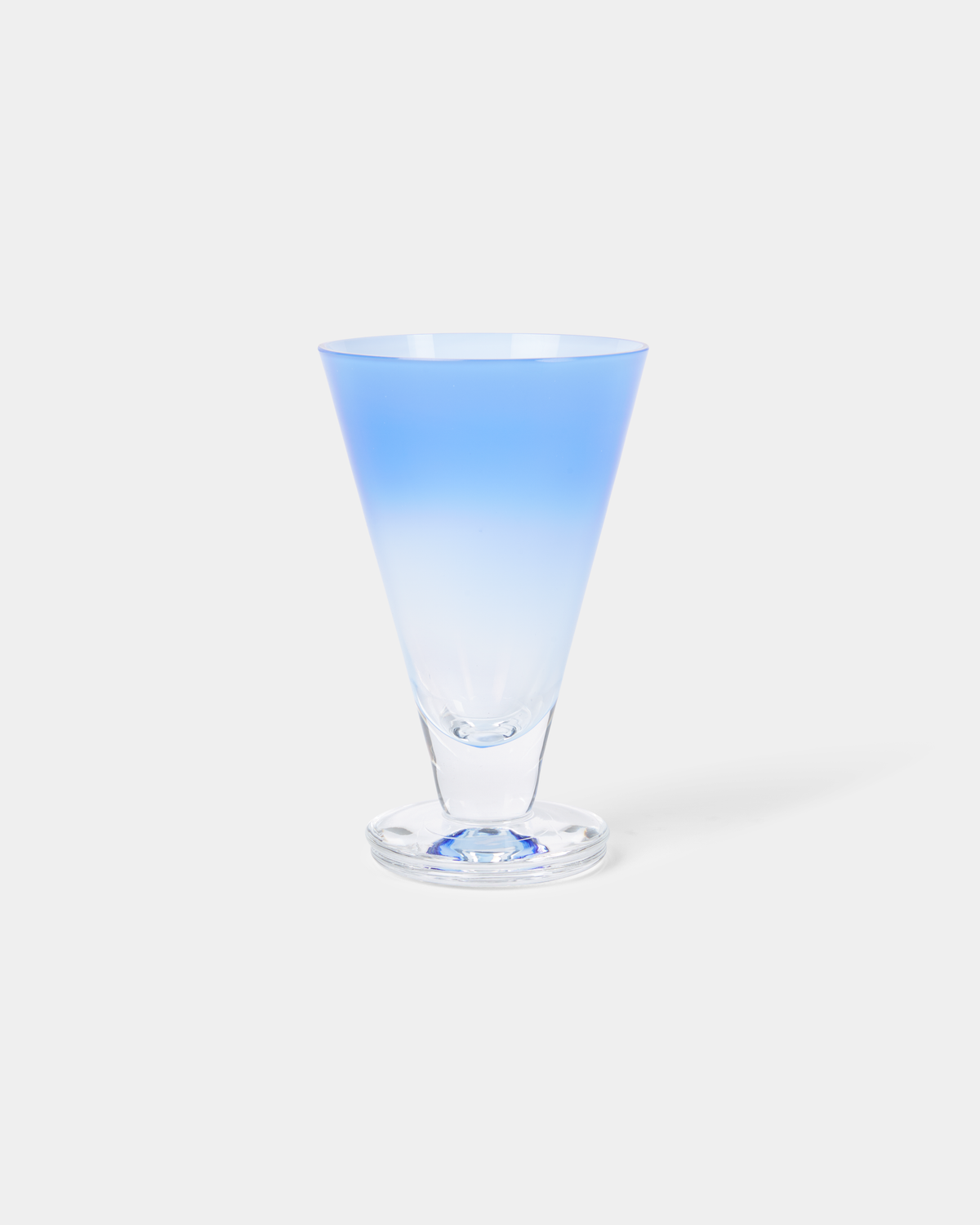 Large Gradient Stemmed Glass Set of 2