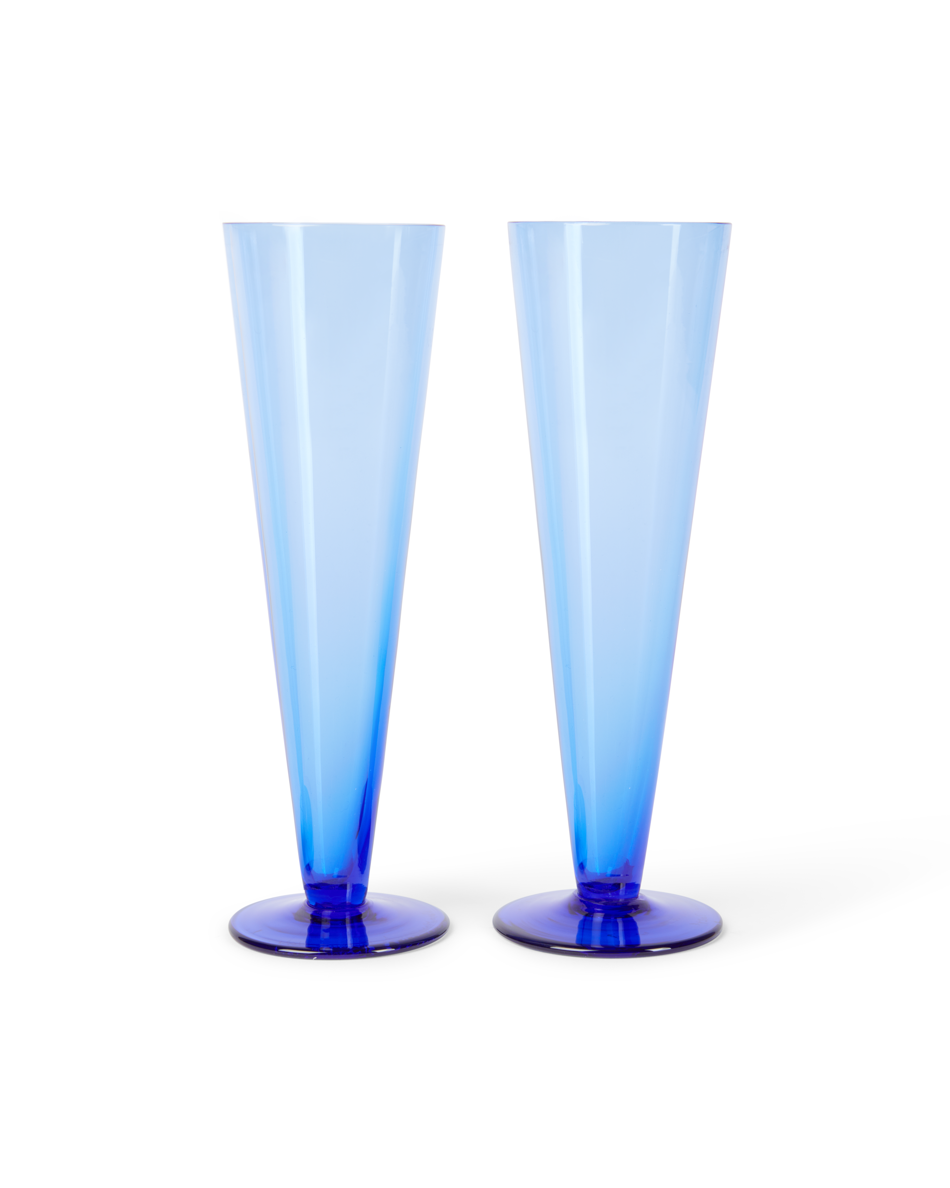 Coloured Champagne Flute Set of 2