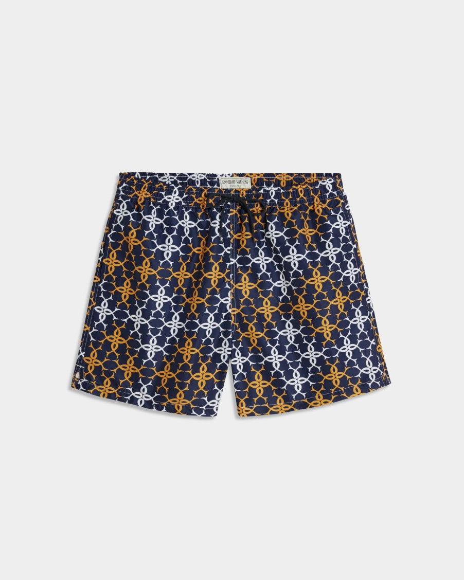 Snowflake Swim Trunks