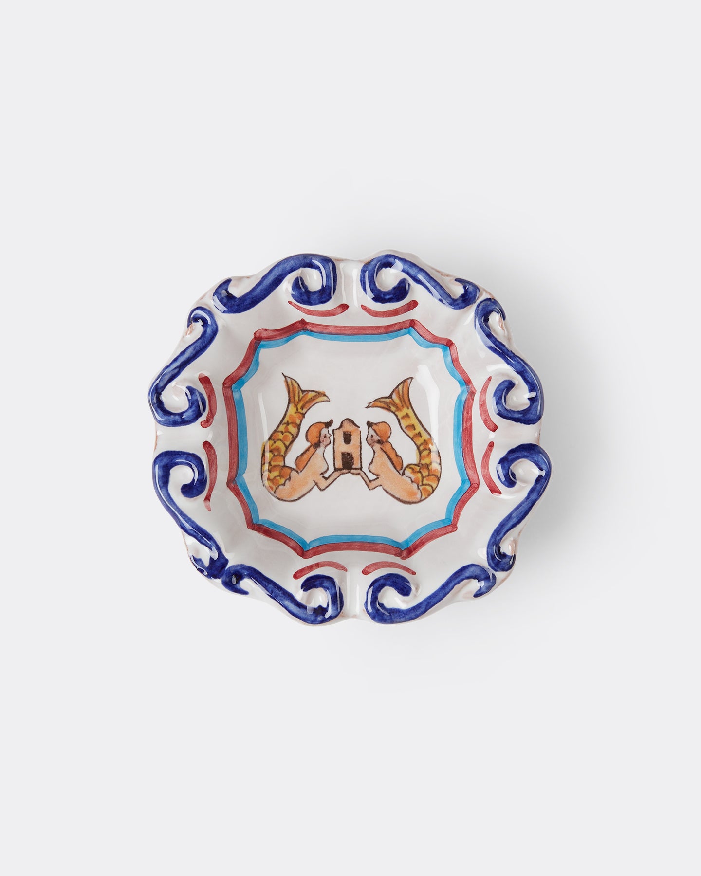 Le Sirenuse Ashtray Blue Yellow