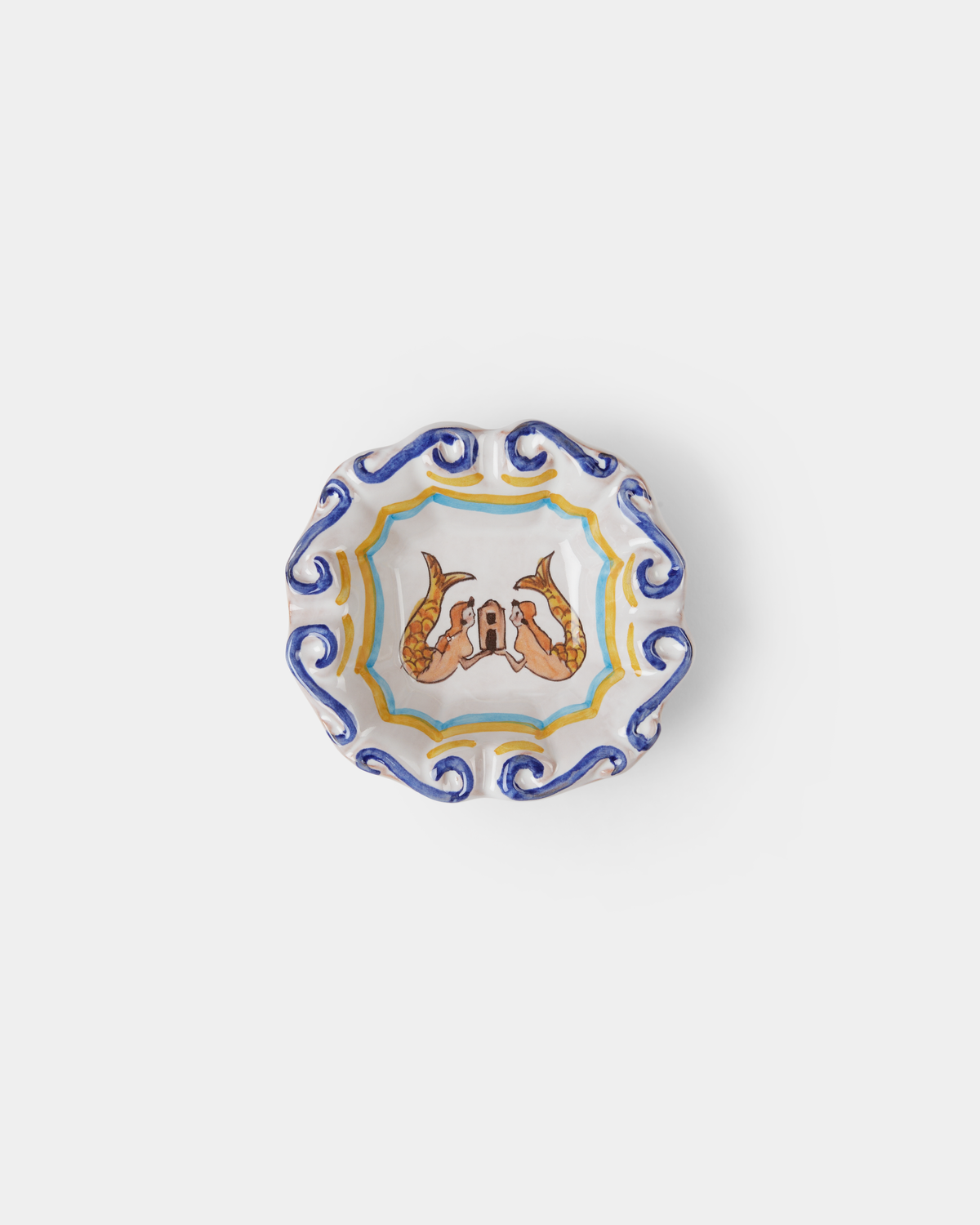 Le Sirenuse Ashtray Blue Yellow