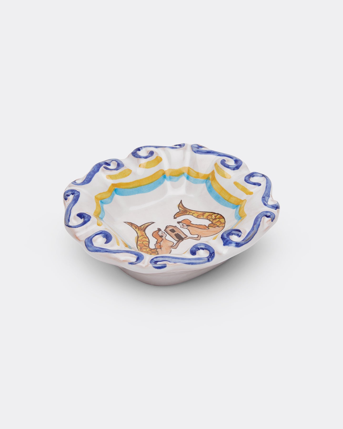 Le Sirenuse Ashtray Blue Yellow