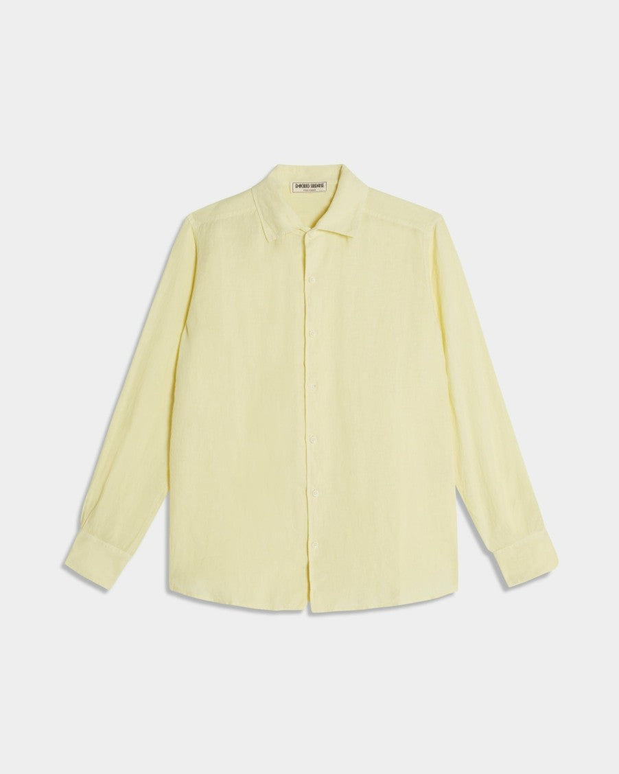 Linen Shirt Yellow