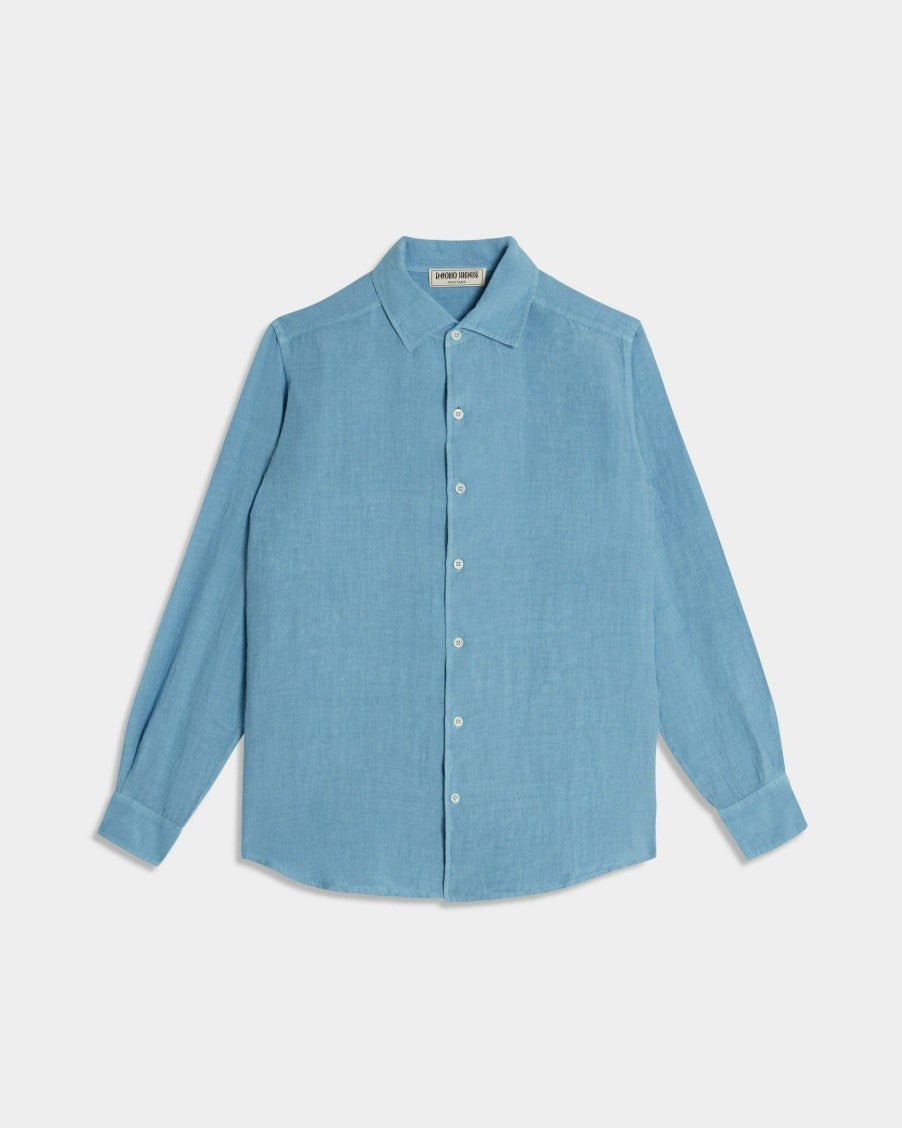 Linen Shirt Blue