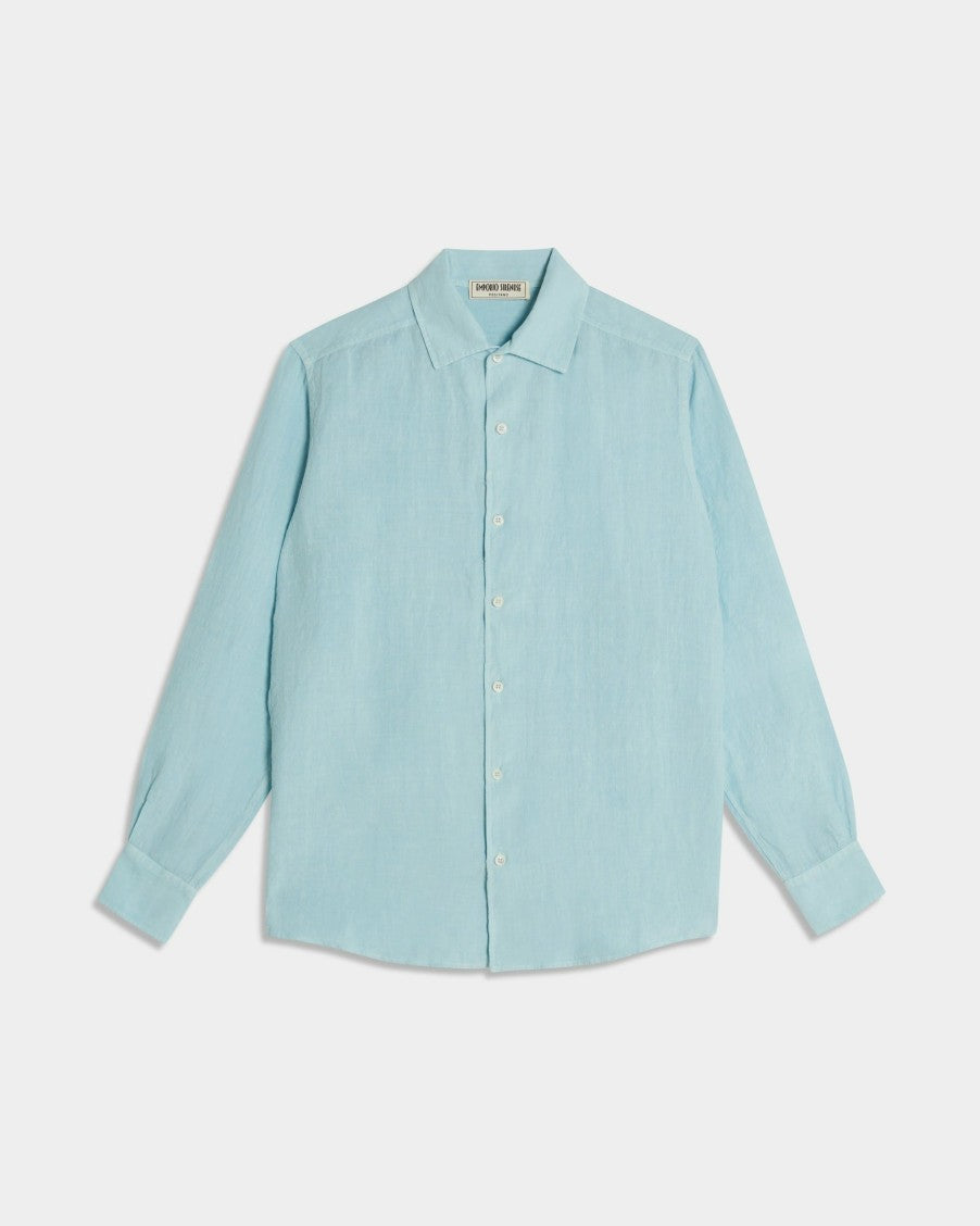 Linen Shirt Light Blue