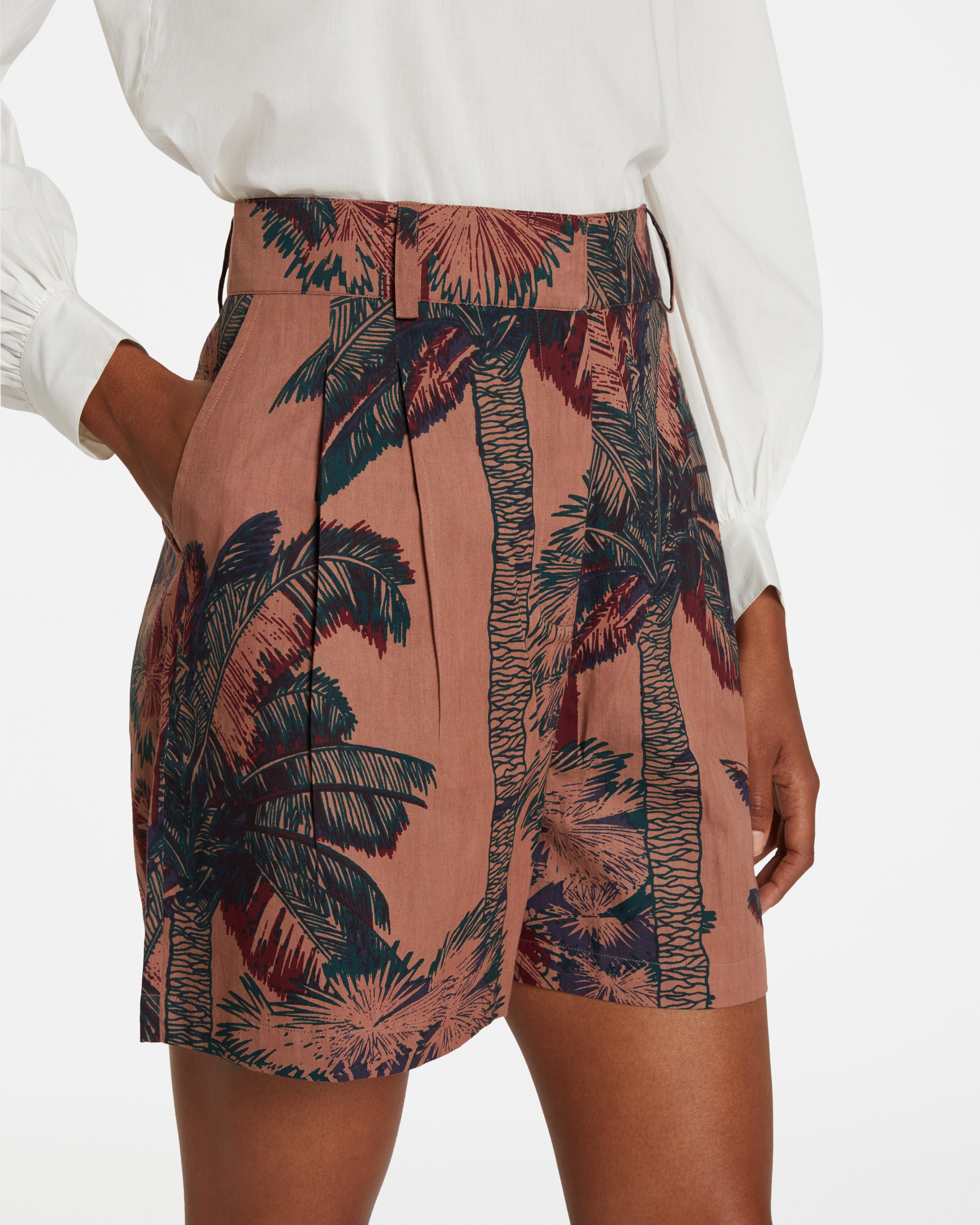 Beatrice Blue Nile Shorts Terracotta