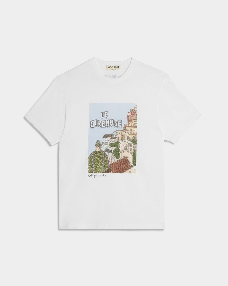 The Angelica Hicks 'Hollywood' T-Shirt White