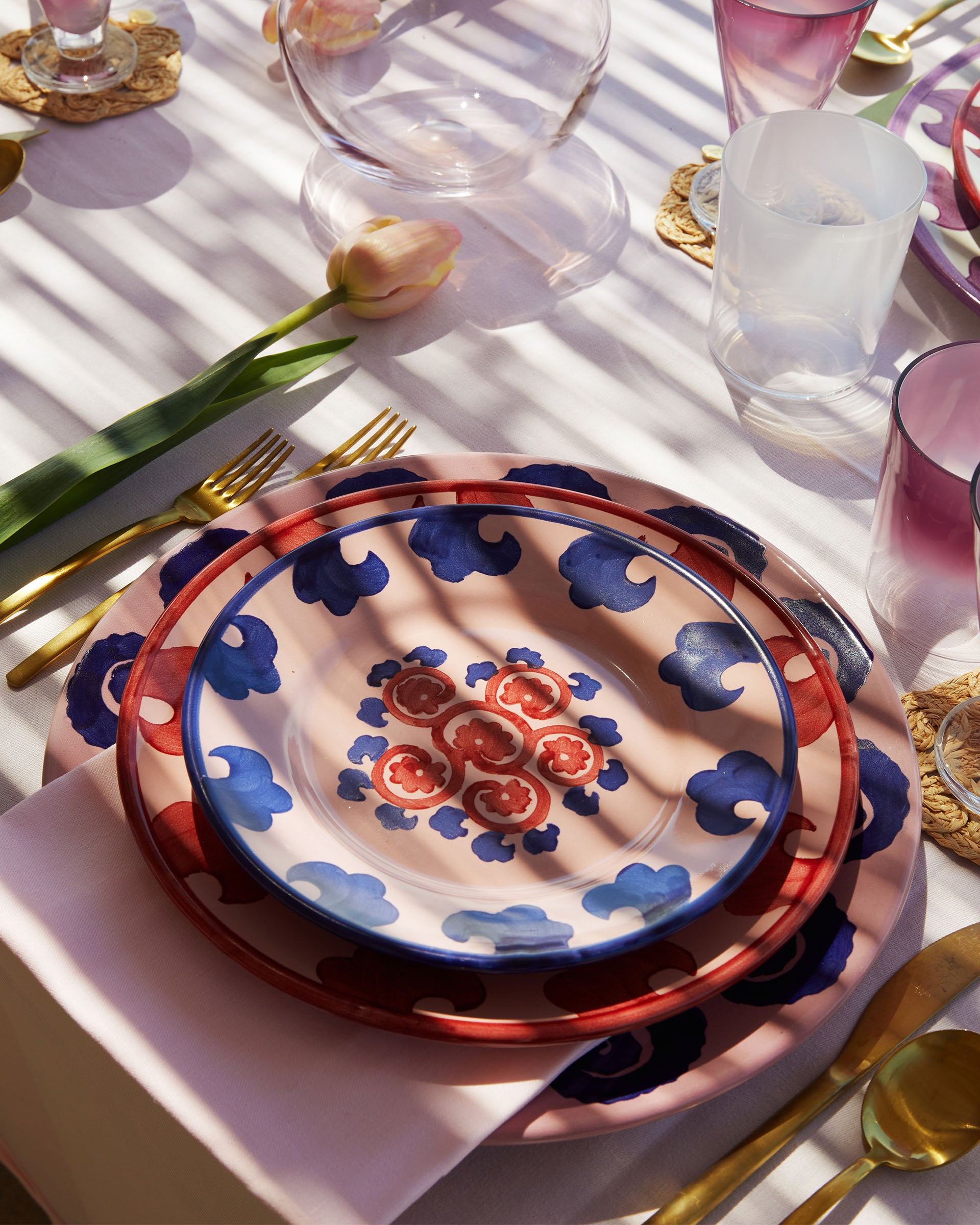 Flower Dessert Plate