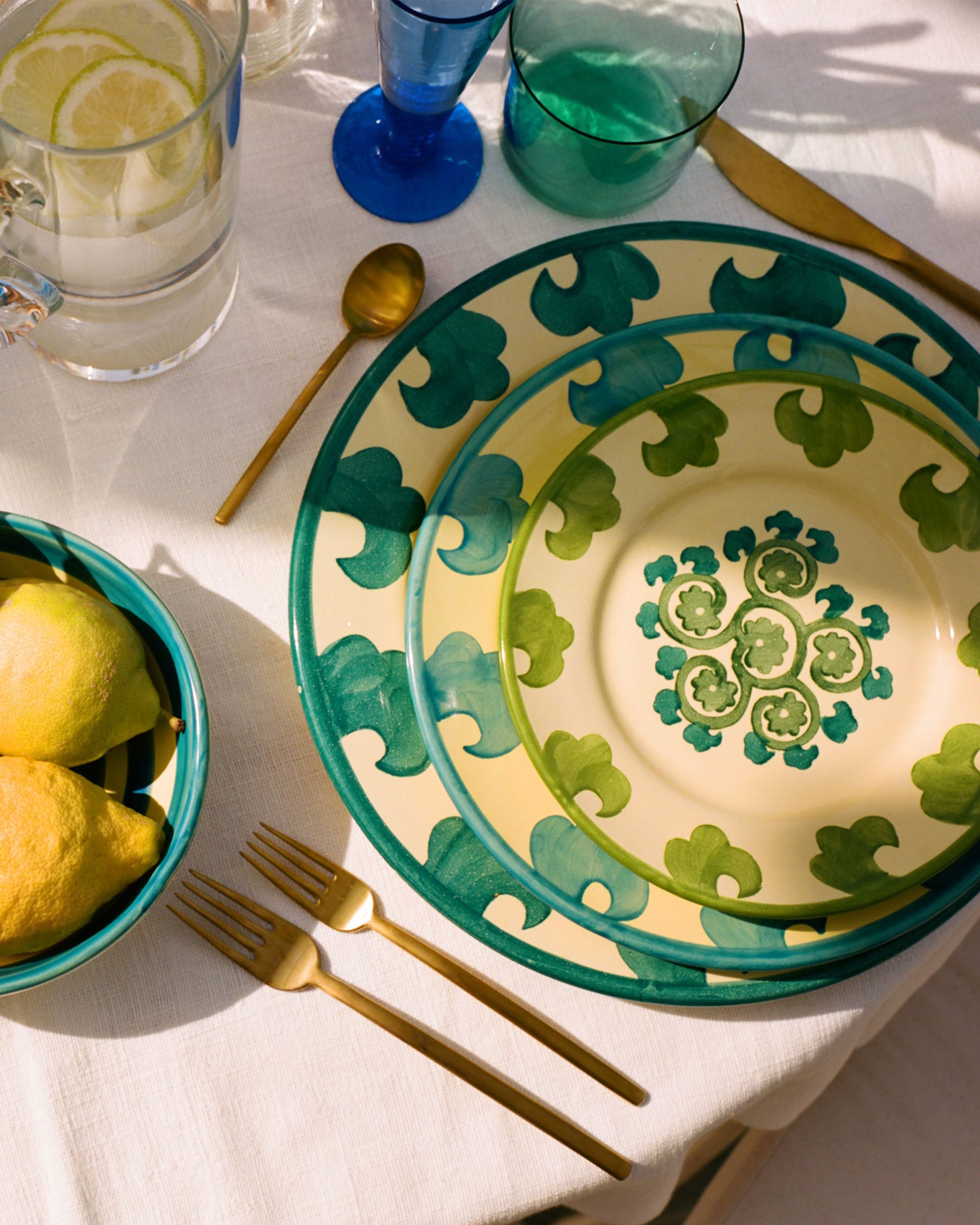 Flower Dessert Plate