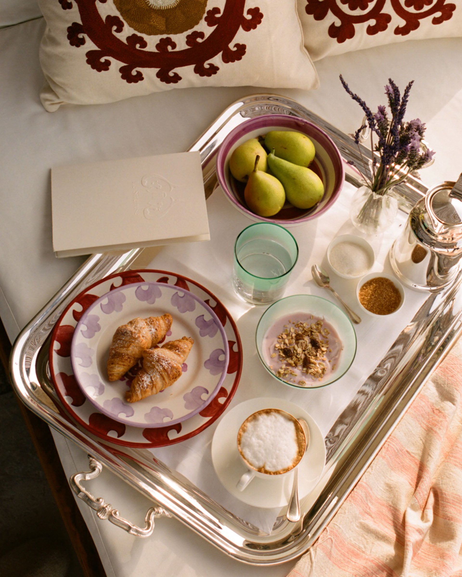 Flower Dessert Plate