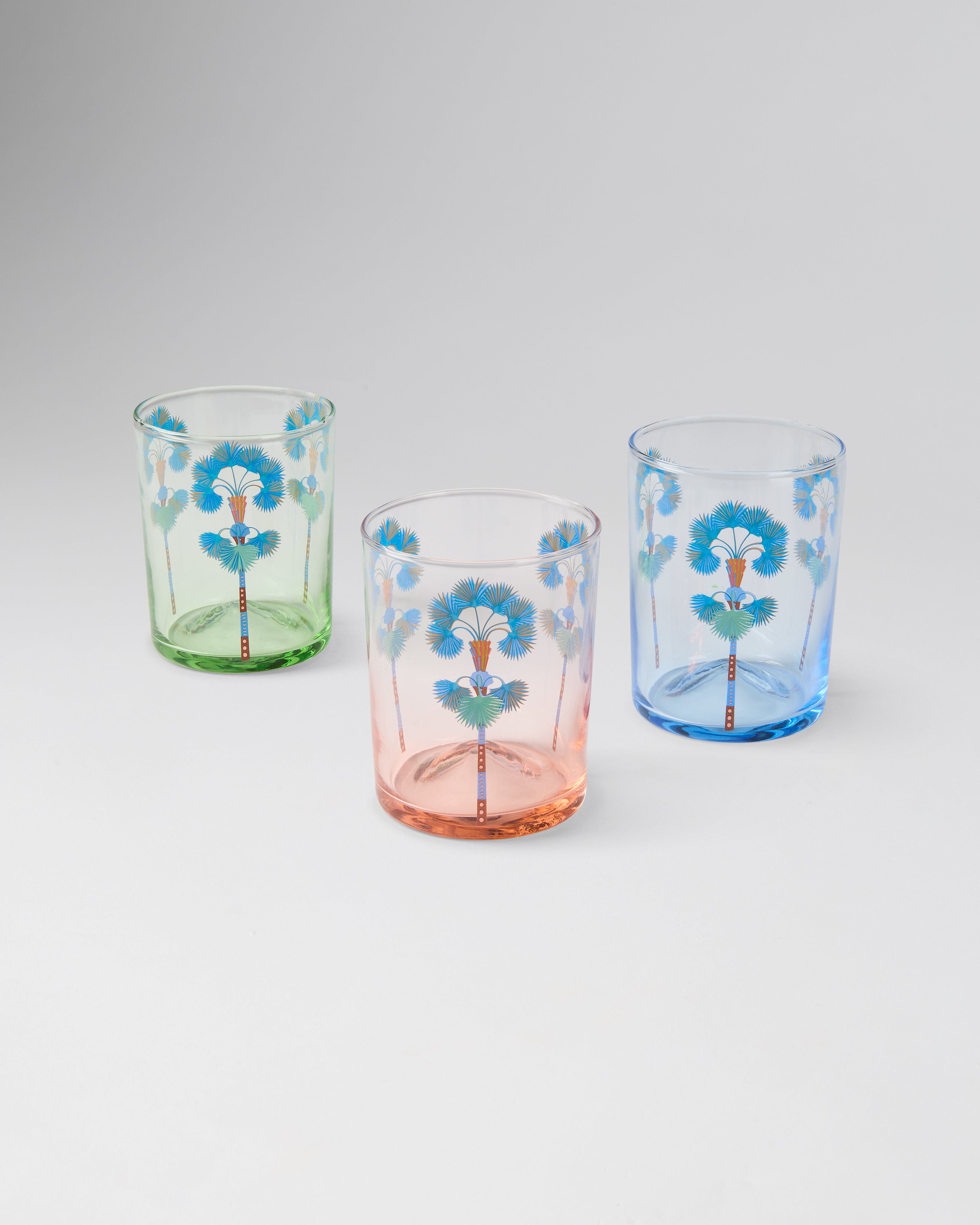 Palm Tumbler Glass