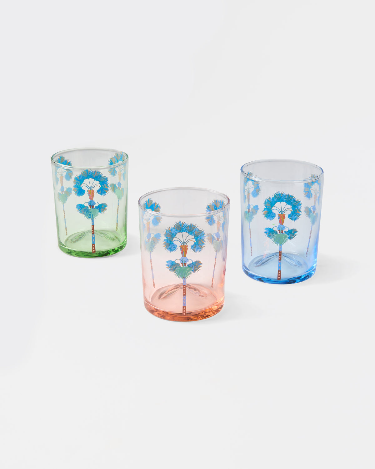 Palm Tumbler Glass