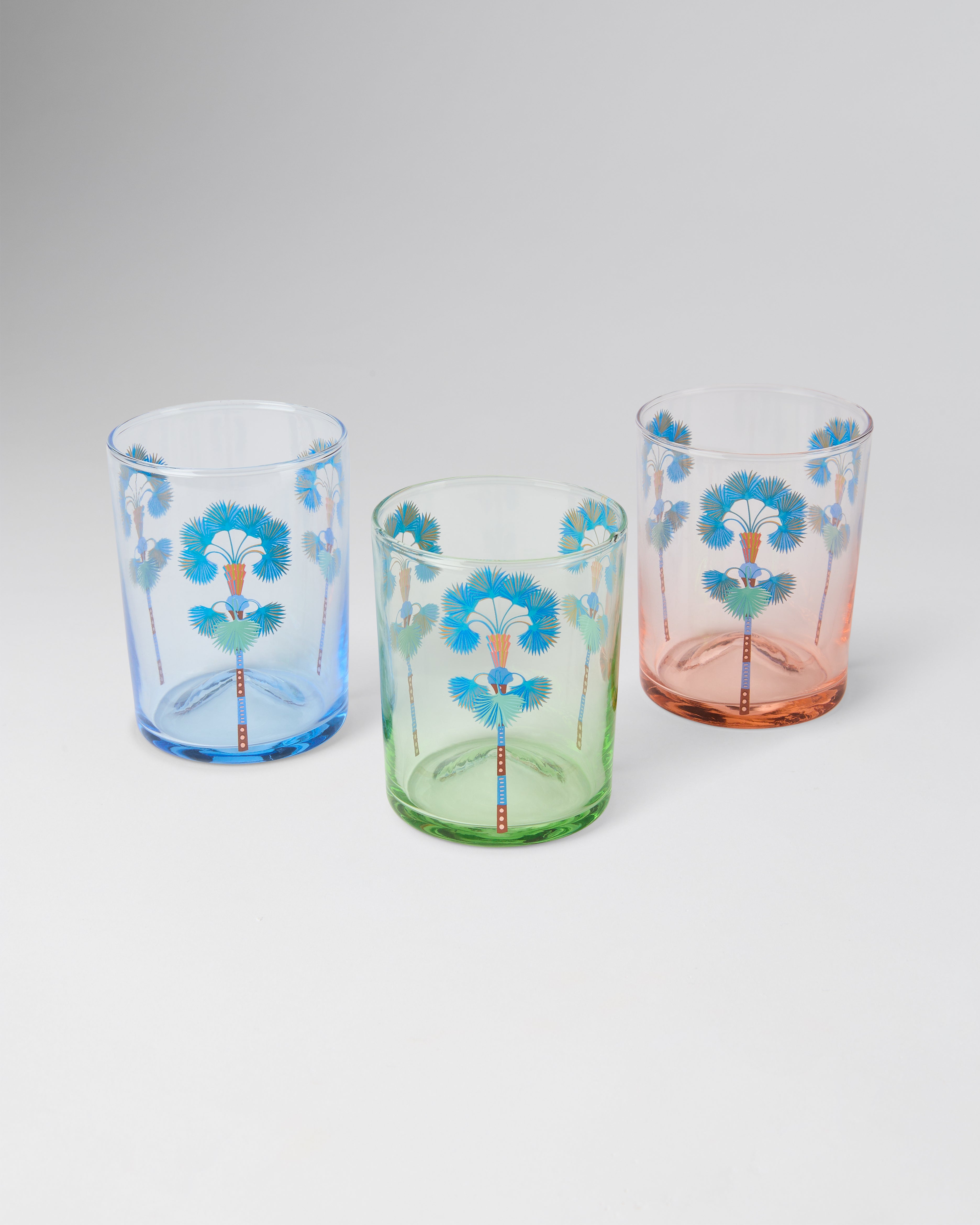 Palm Tumbler Glass