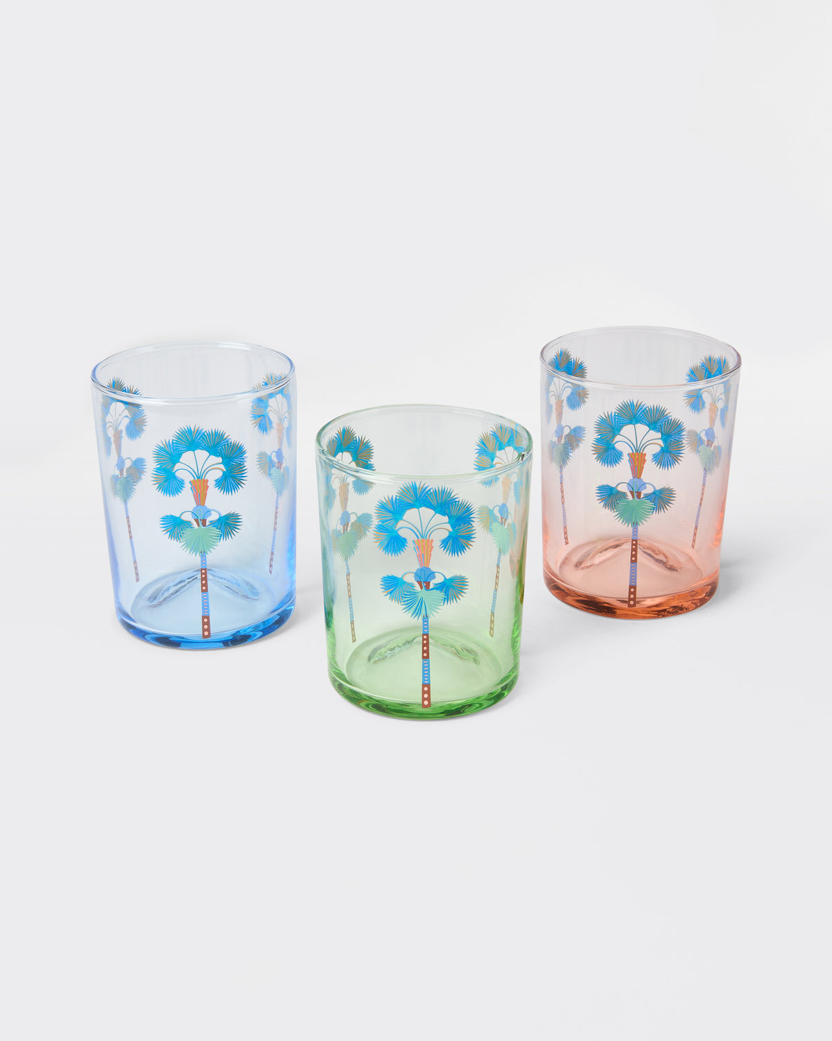 Palm Tumbler Glass