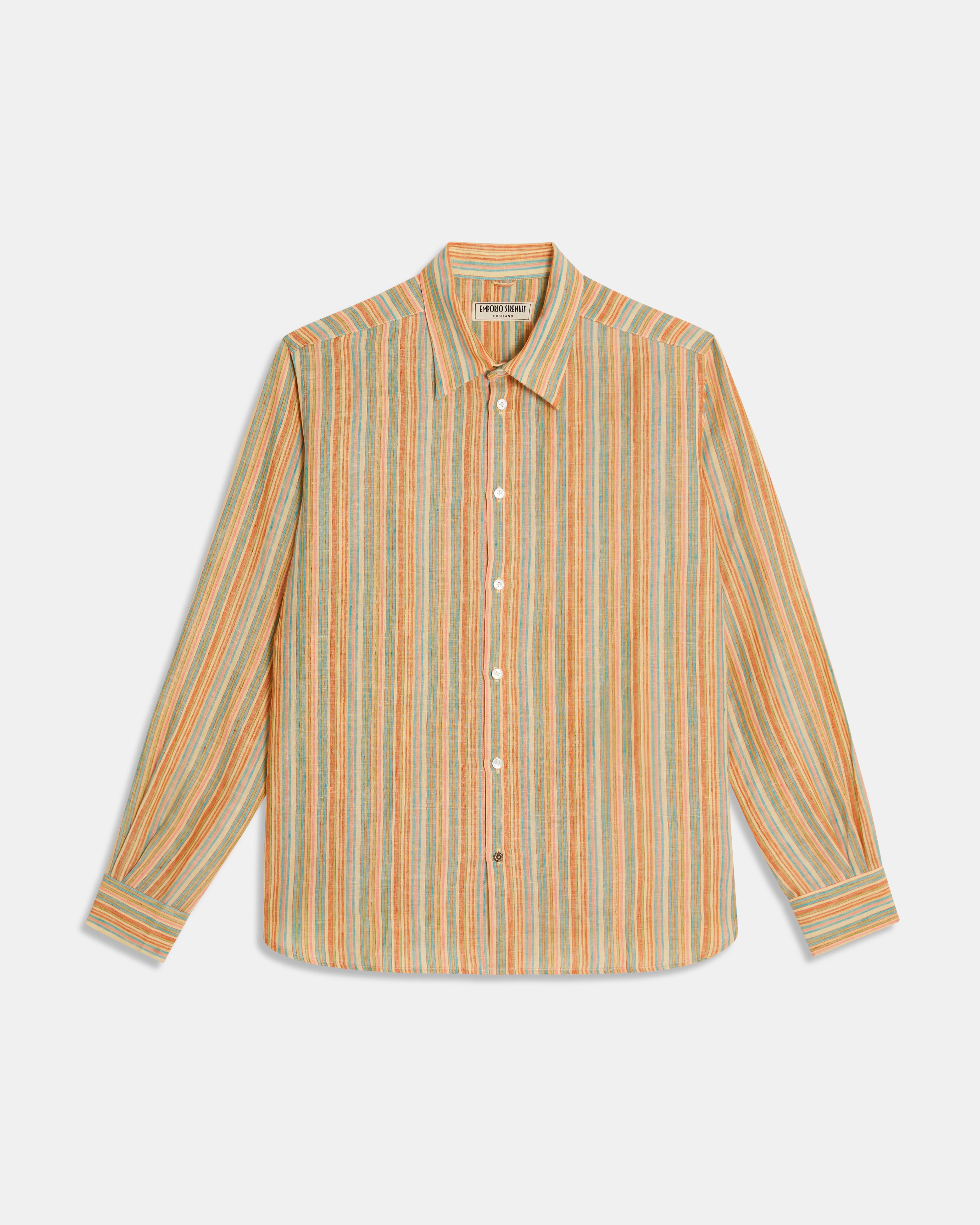 Mini Stripes Linen Shirt