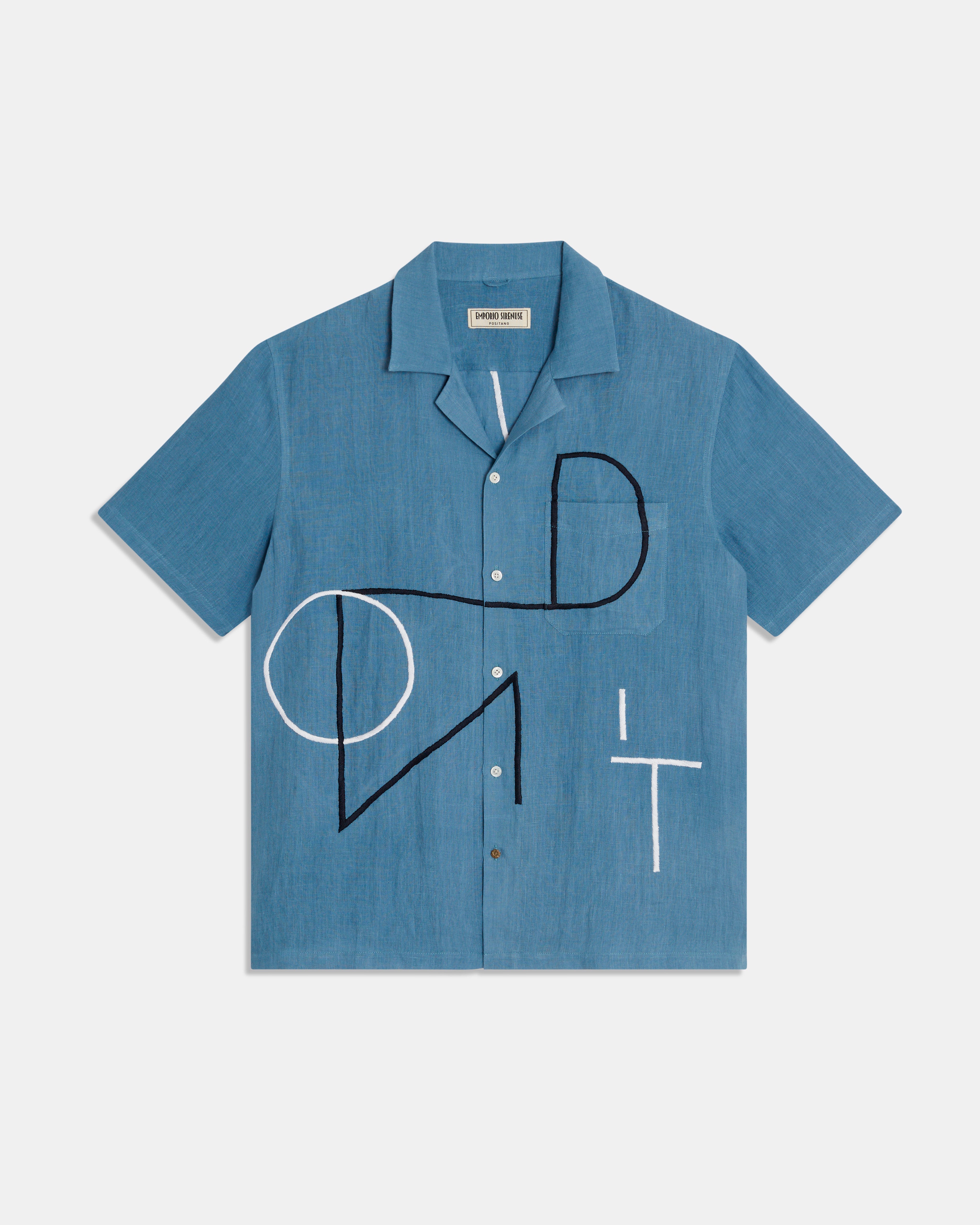 Don't Worry Linen Hawaiian Shirt