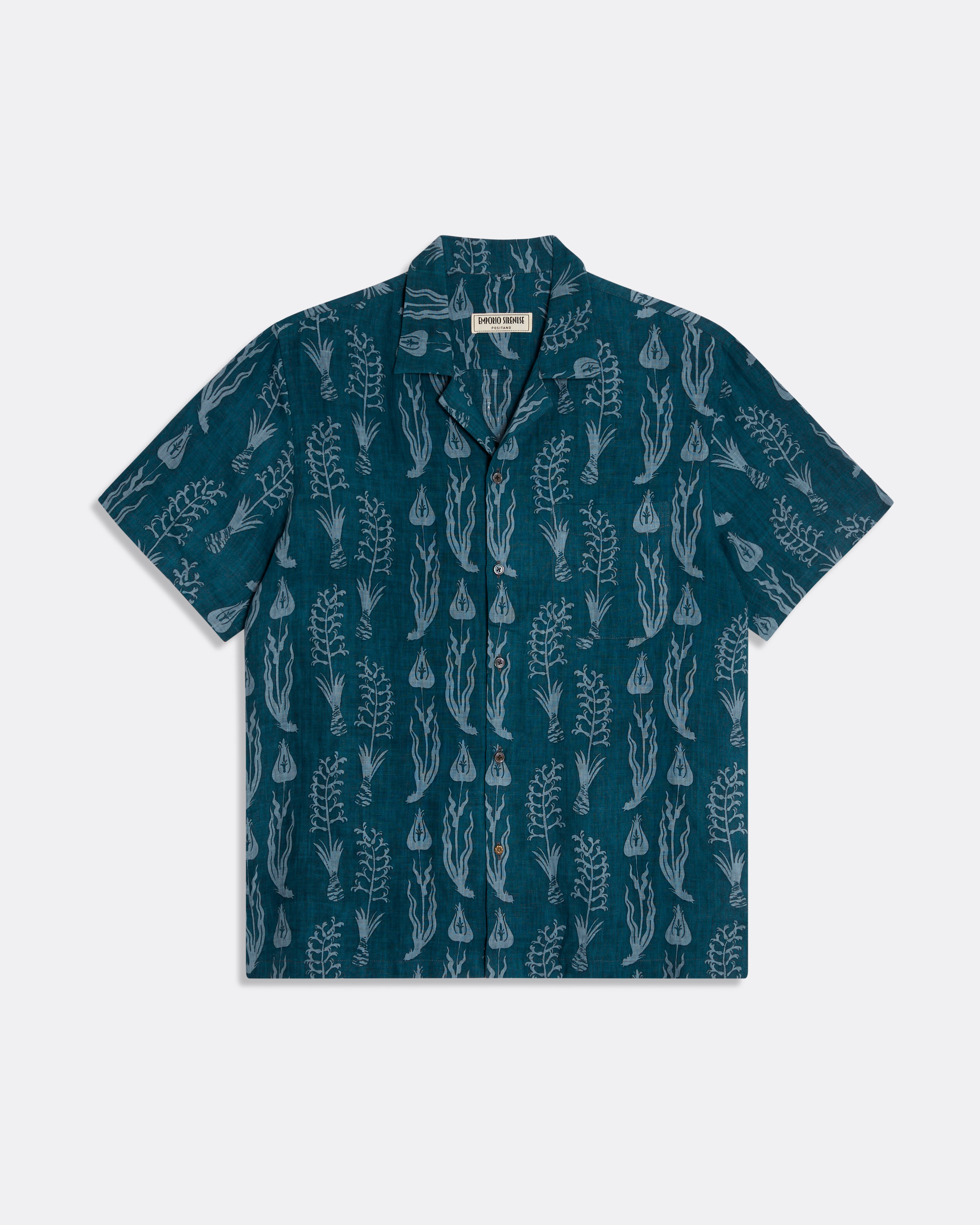 Tulip Linen Hawaiian Shirt