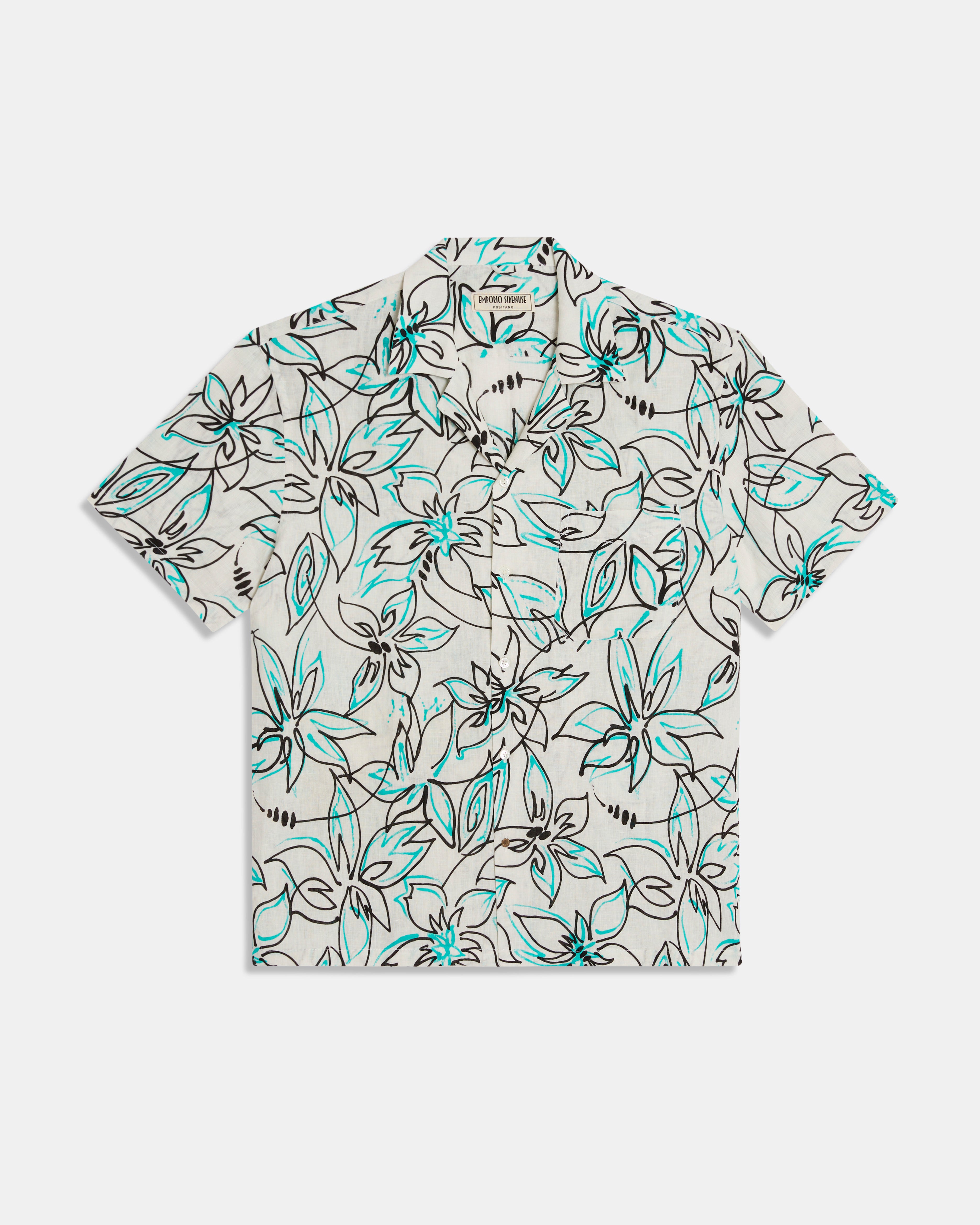 Drip Linen Hawaiian Shirt