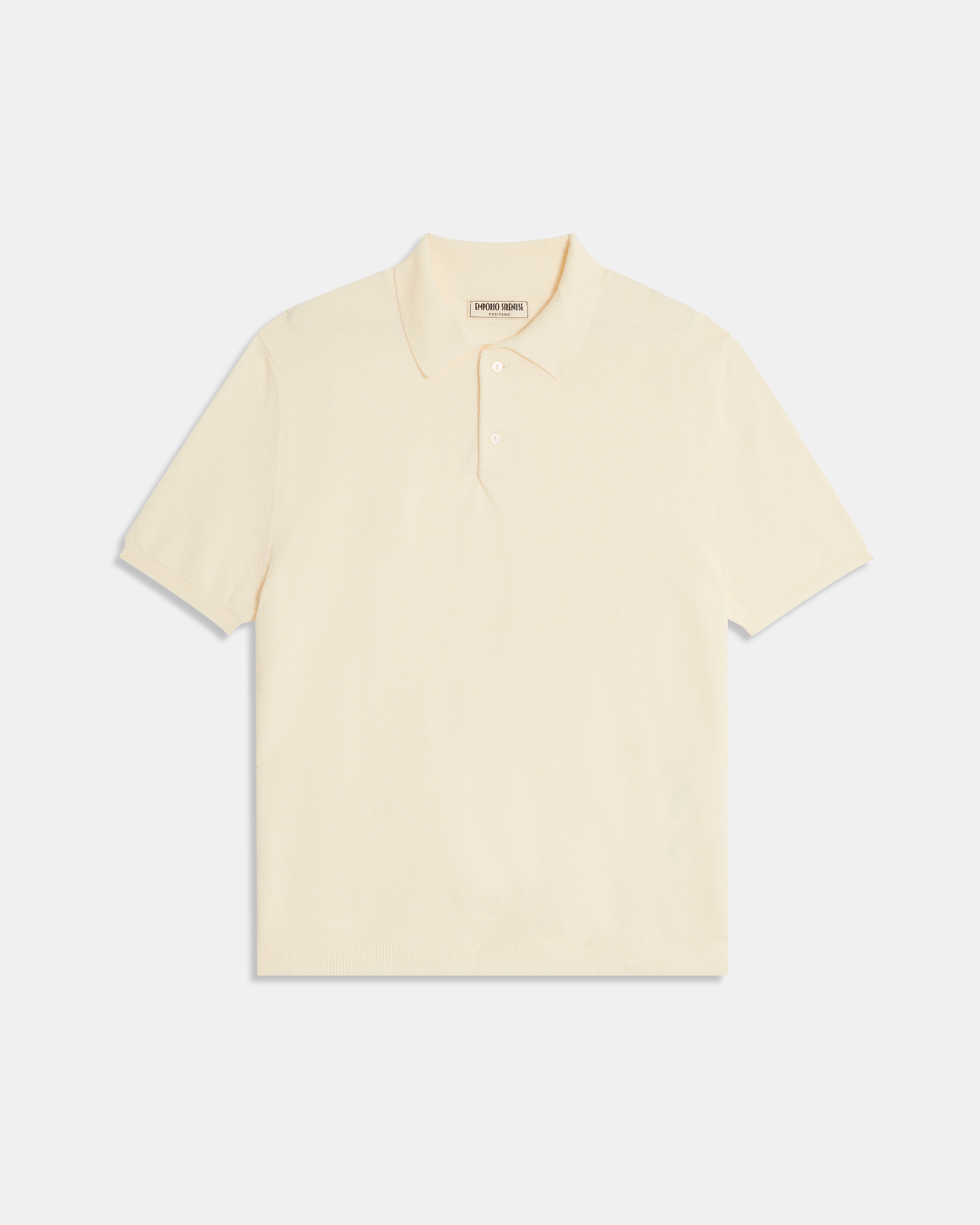 Cotton knit Polo Shirt