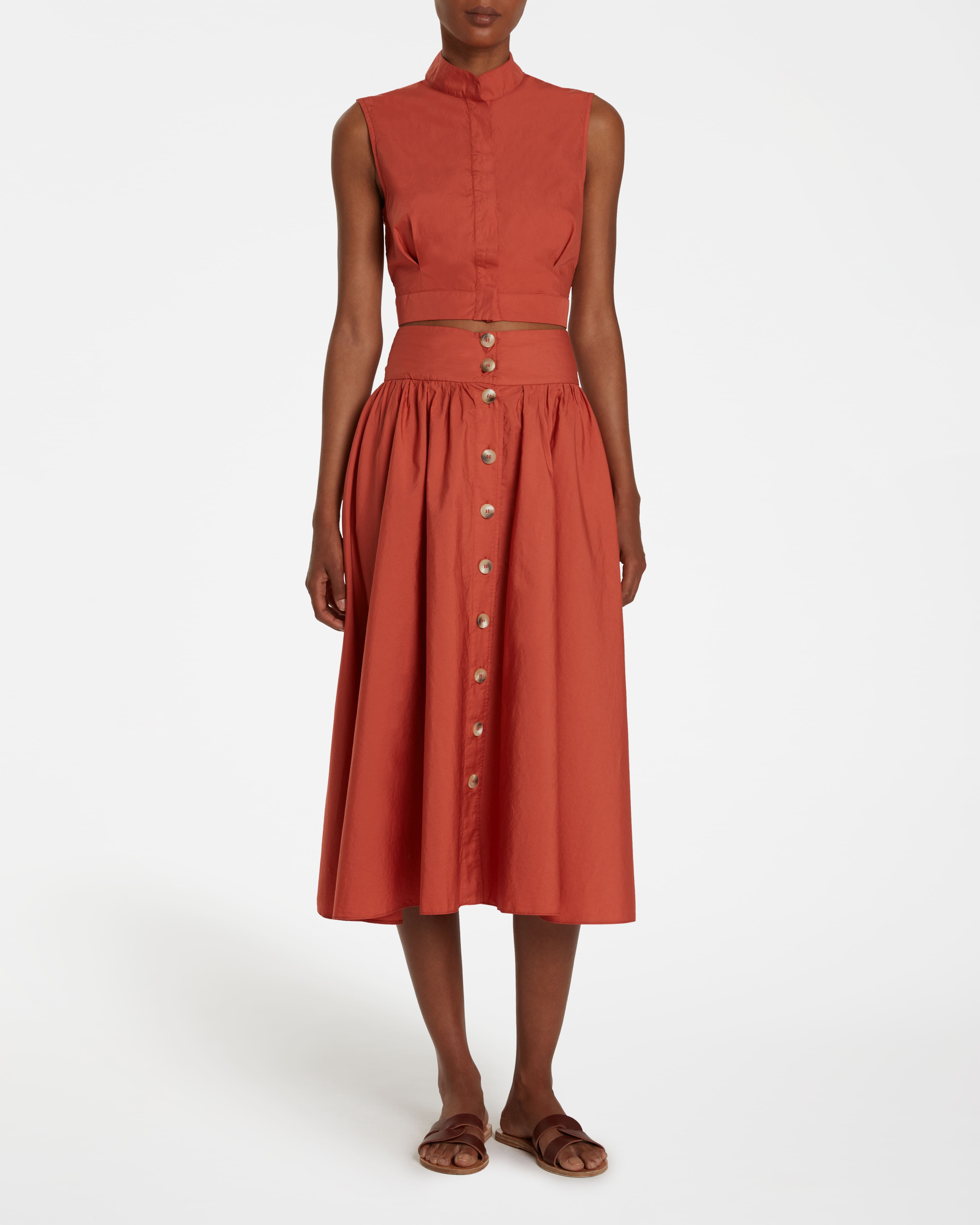 Vittoria Poplin Skirt