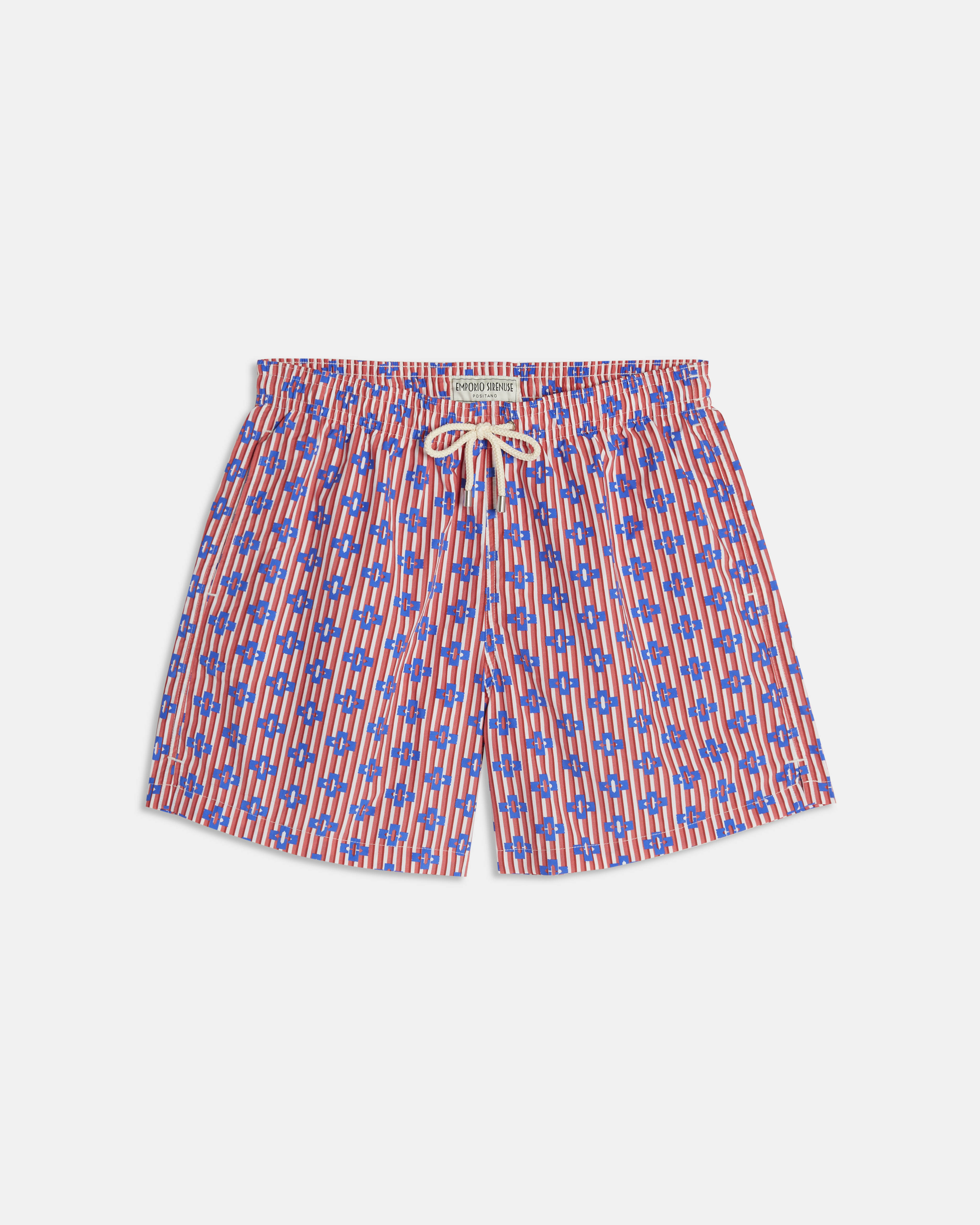 Lines & Crosses Swim Trunks