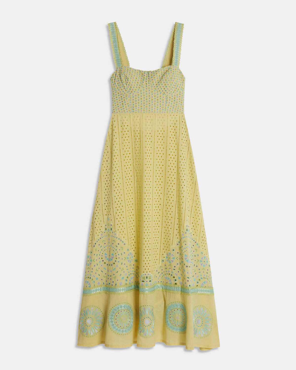 Azzurra Dress with Amalfi Embroidery