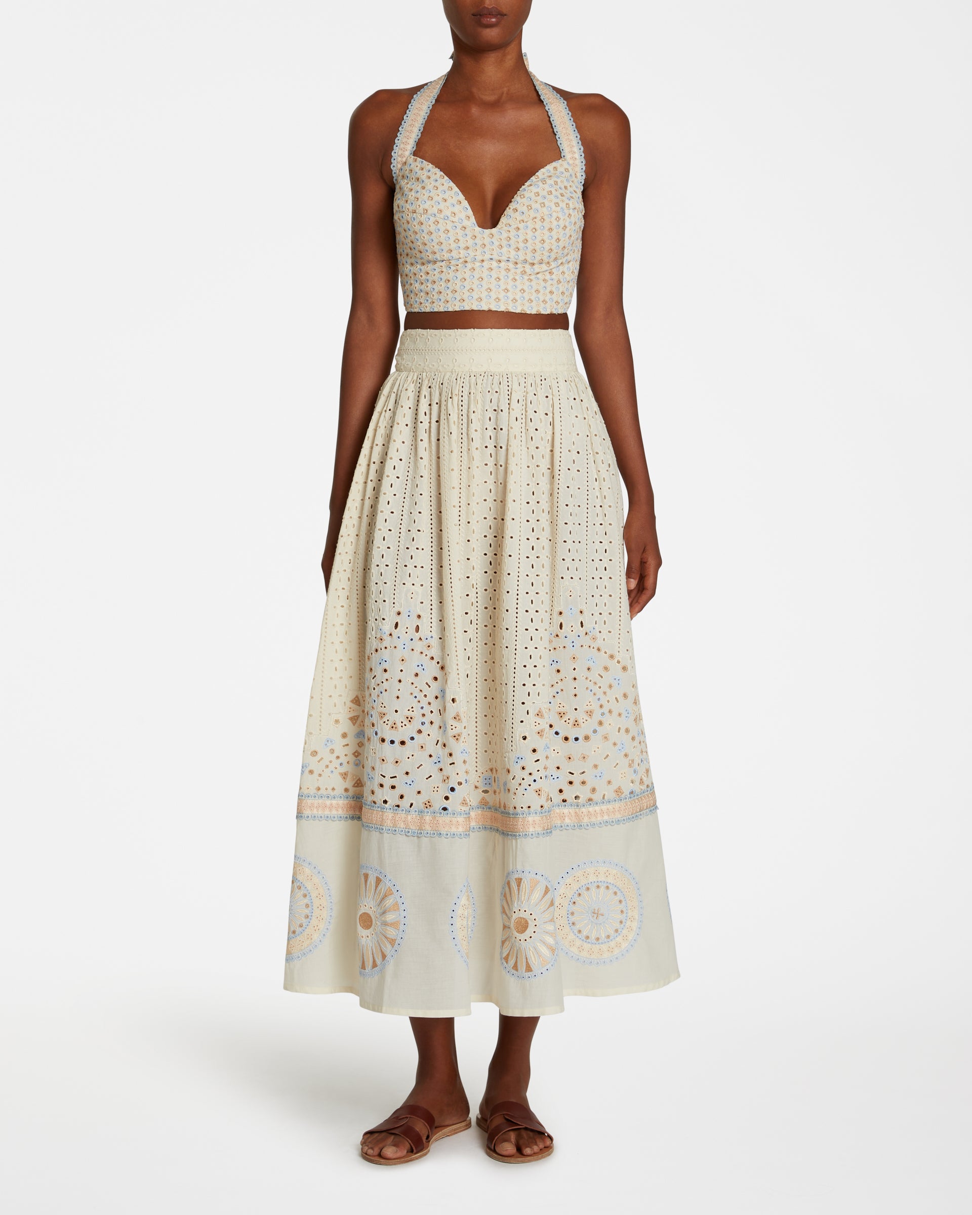 Suri Skirt with Amalfi Embroidery