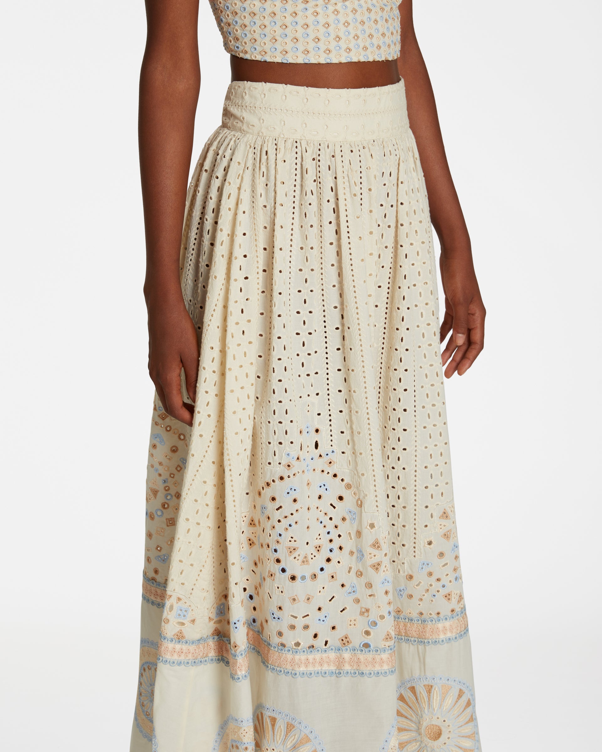 Suri Skirt with Amalfi Embroidery