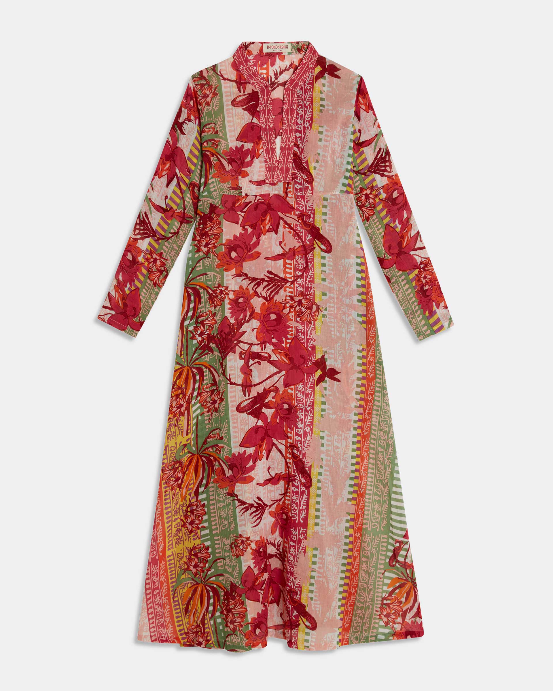 Gytha Caftan in Pink Blossom