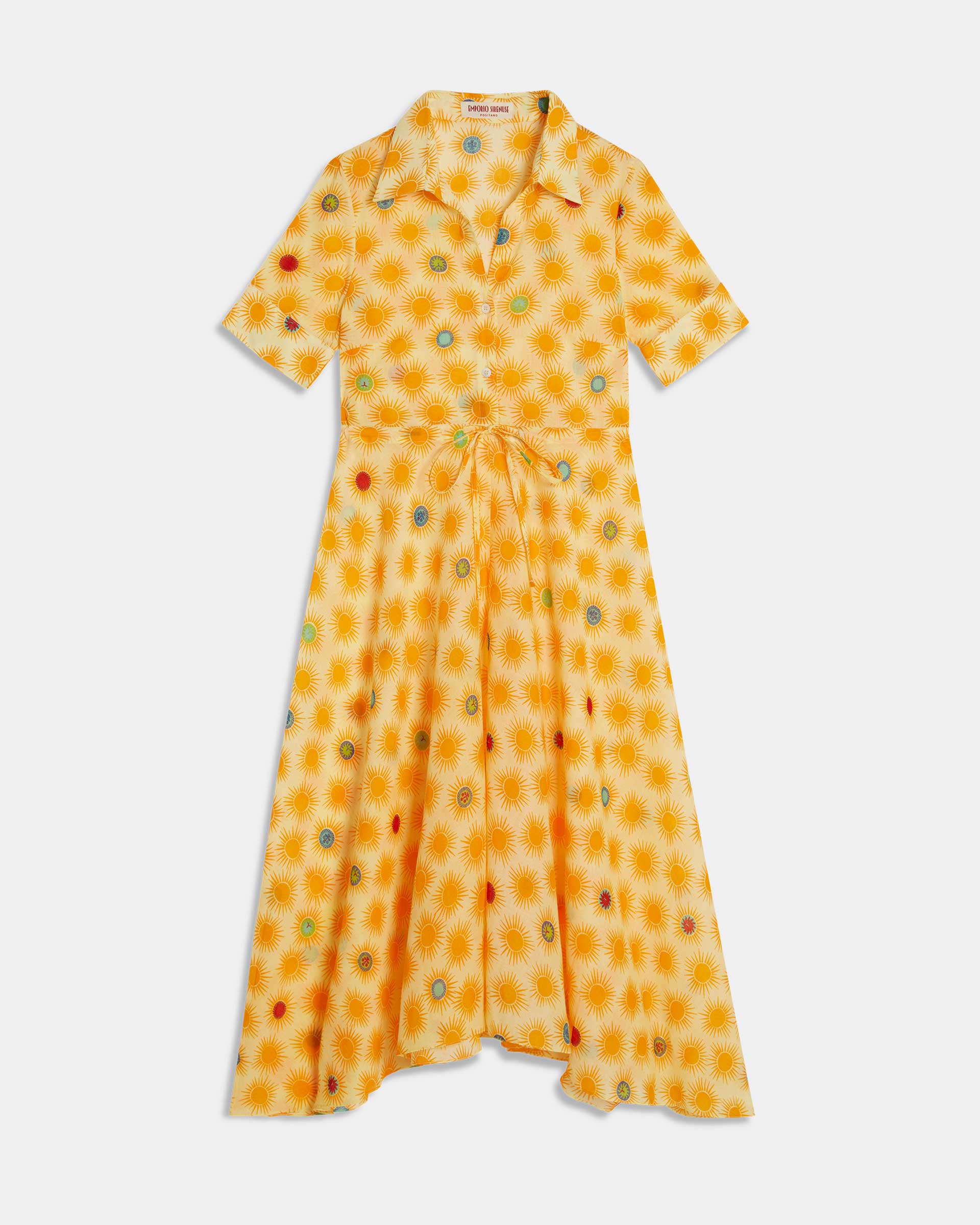 Lucy Dress in Yellow Smile