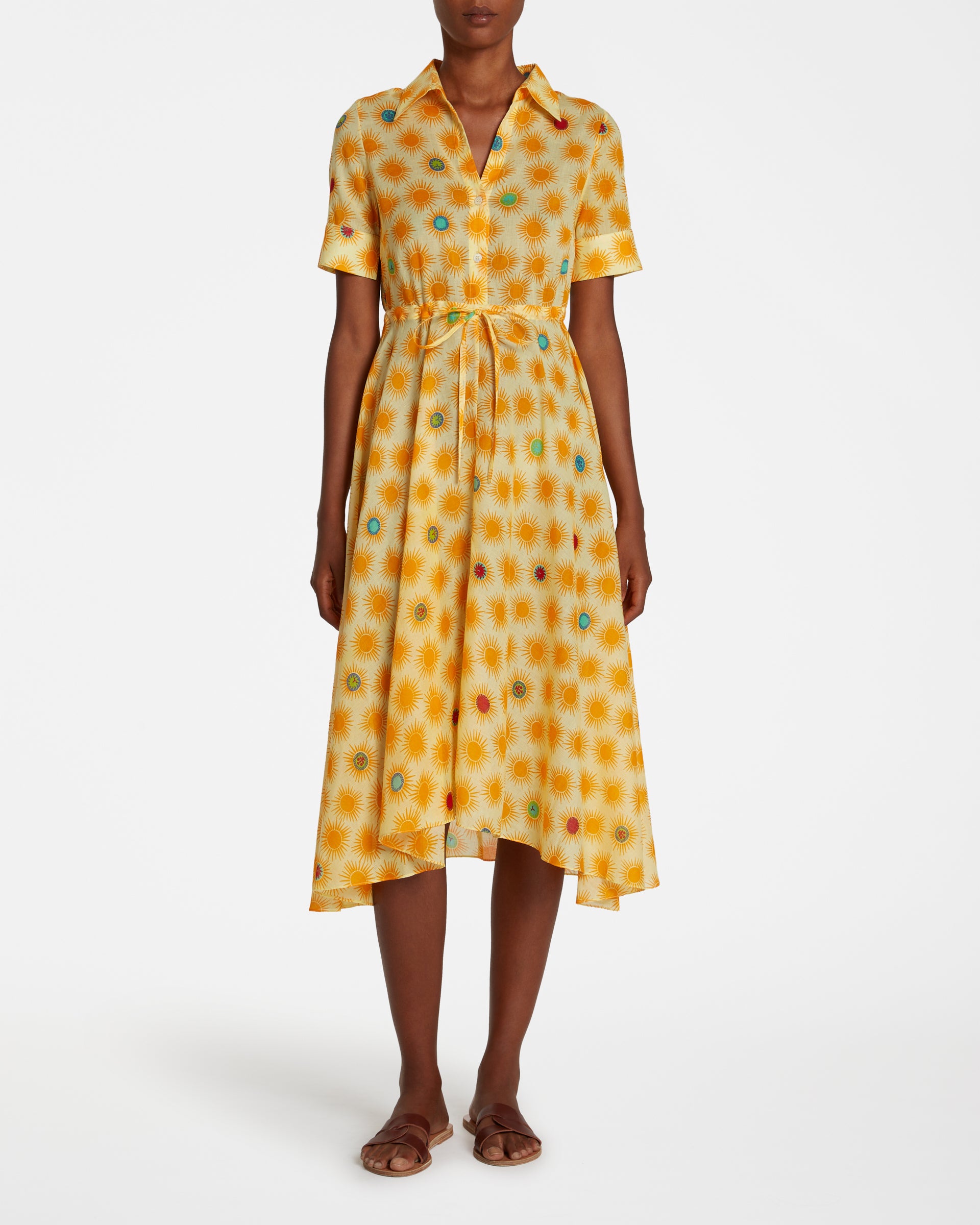 Lucy Dress in Yellow Smile