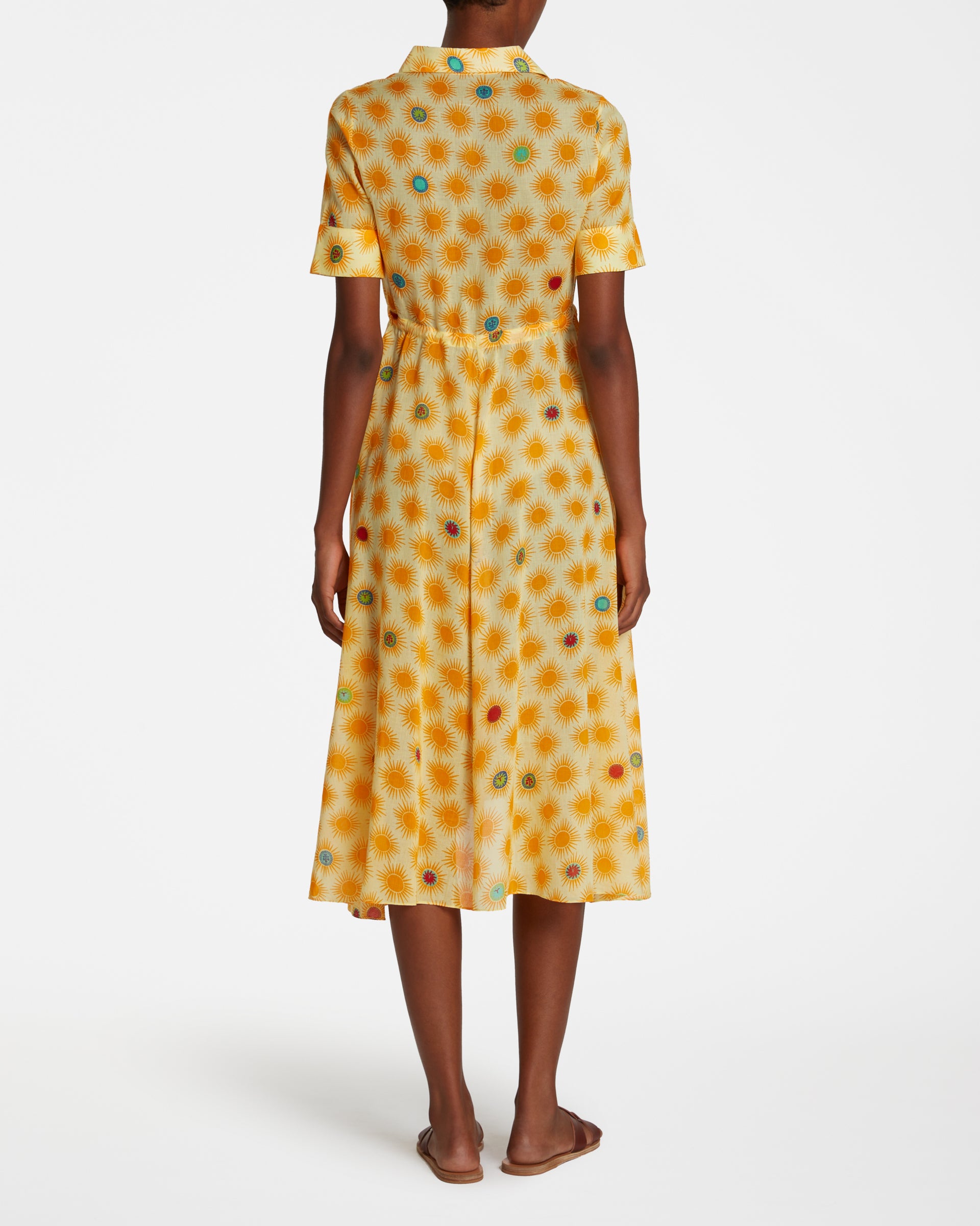 Lucy Dress in Yellow Smile