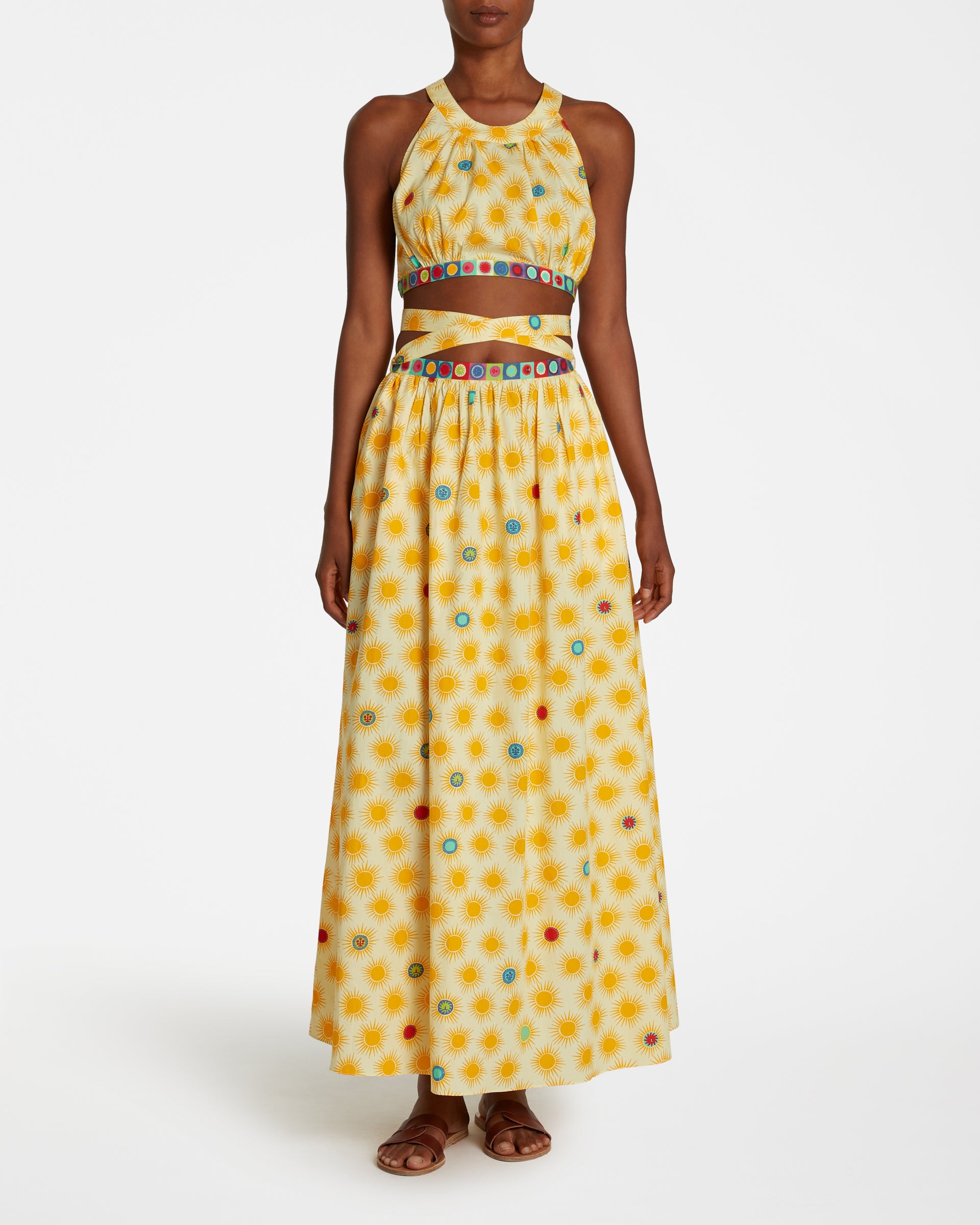 Alaia Dress in Yellow Smile