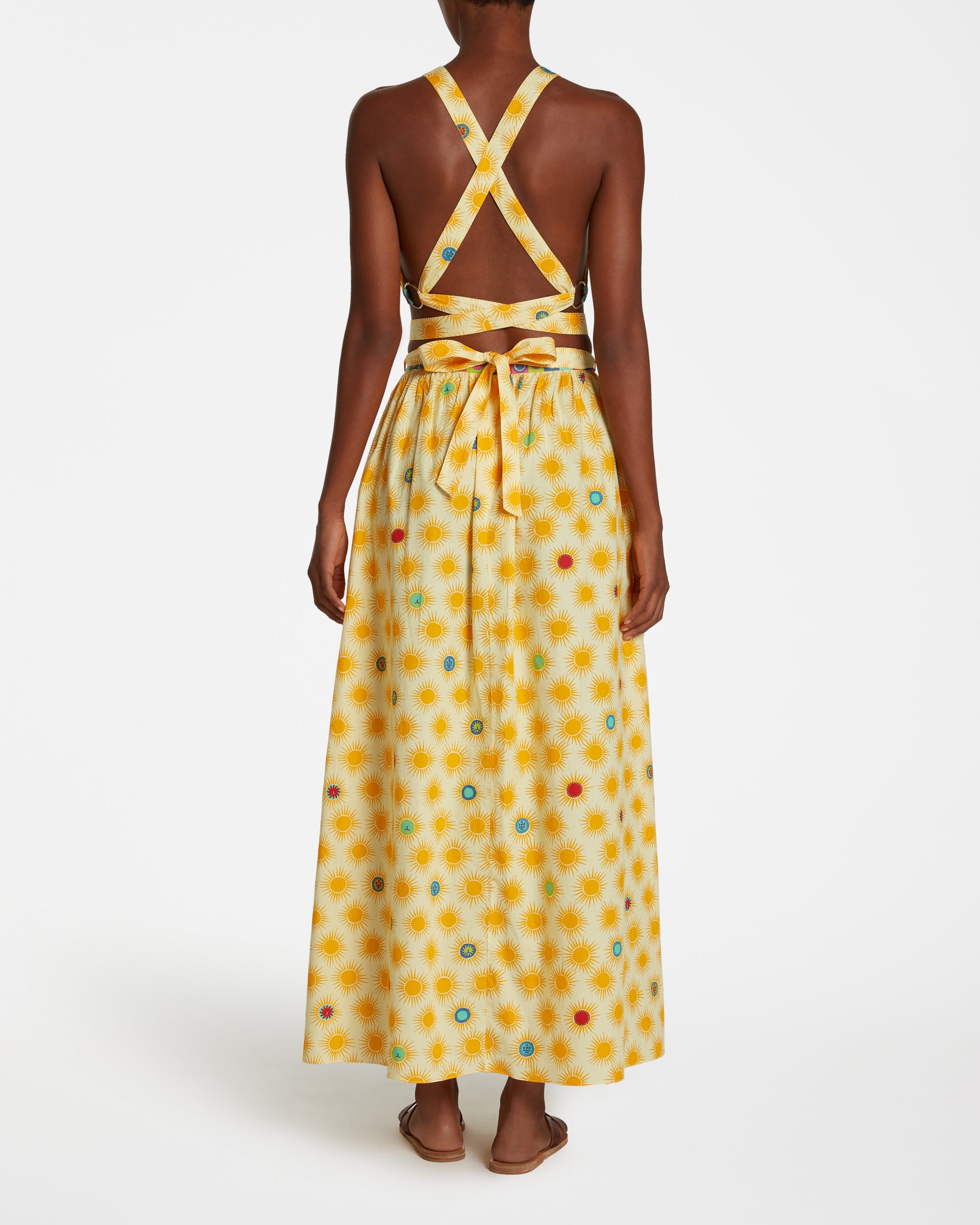 Alaia Dress in Yellow Smile