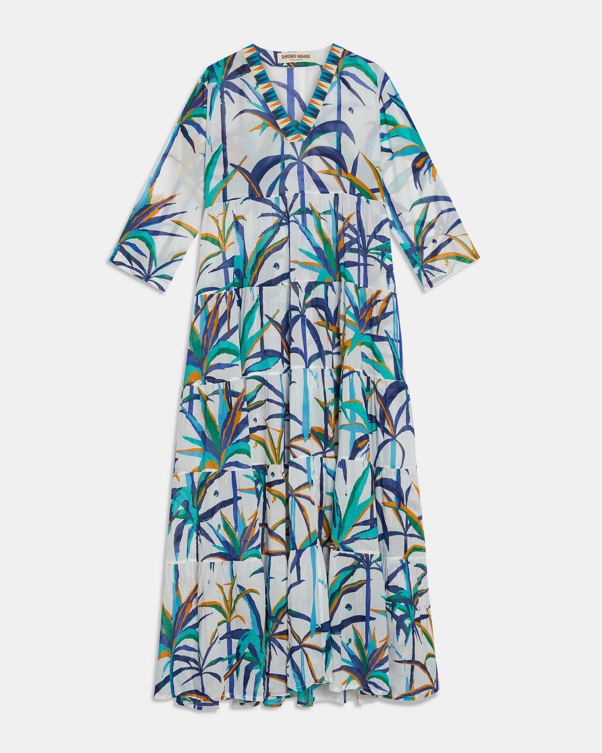 Alba Caftan in Tropical Sunset