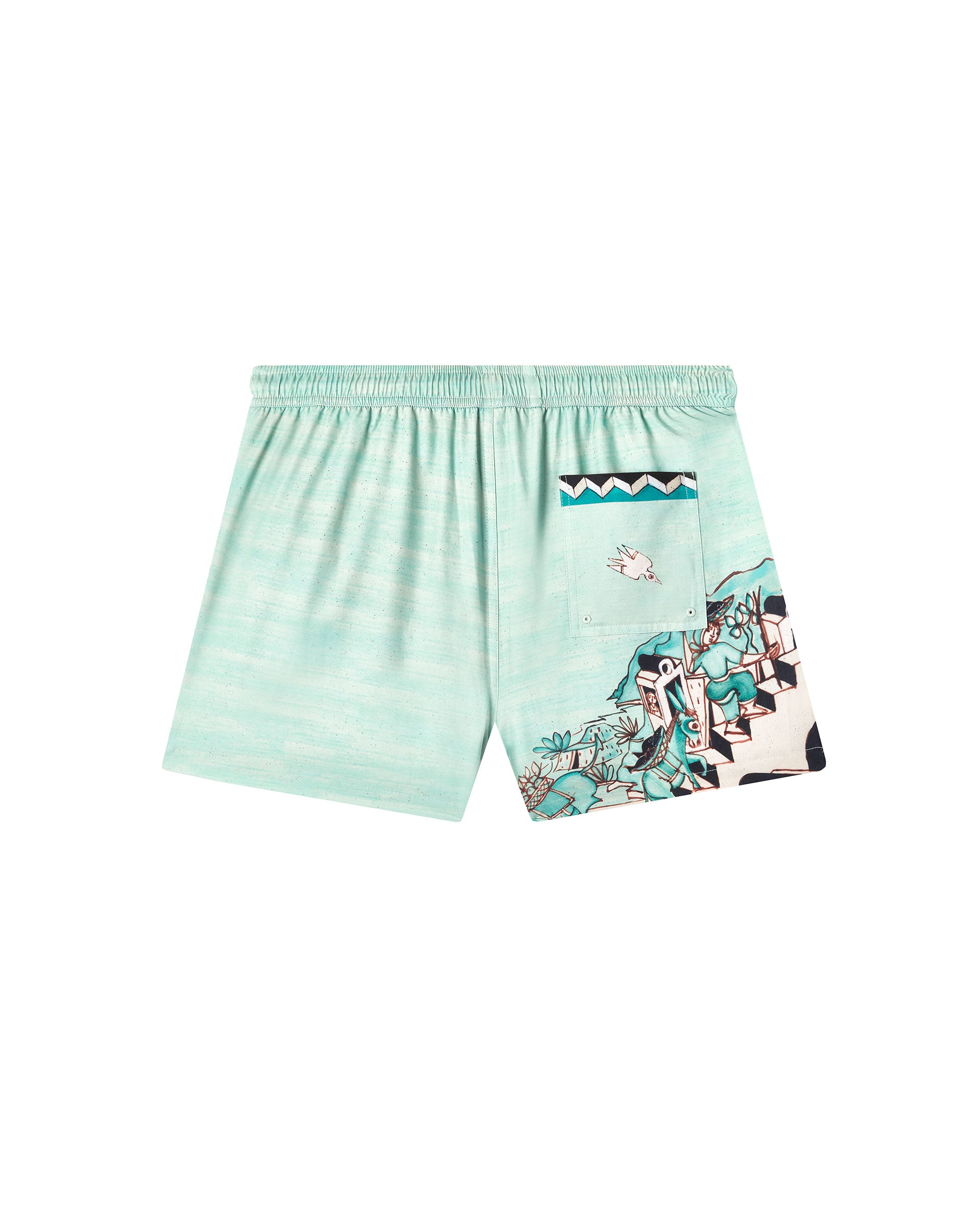 ‘Le Sirenuse’ Swim Trunks by Lucio Liguori