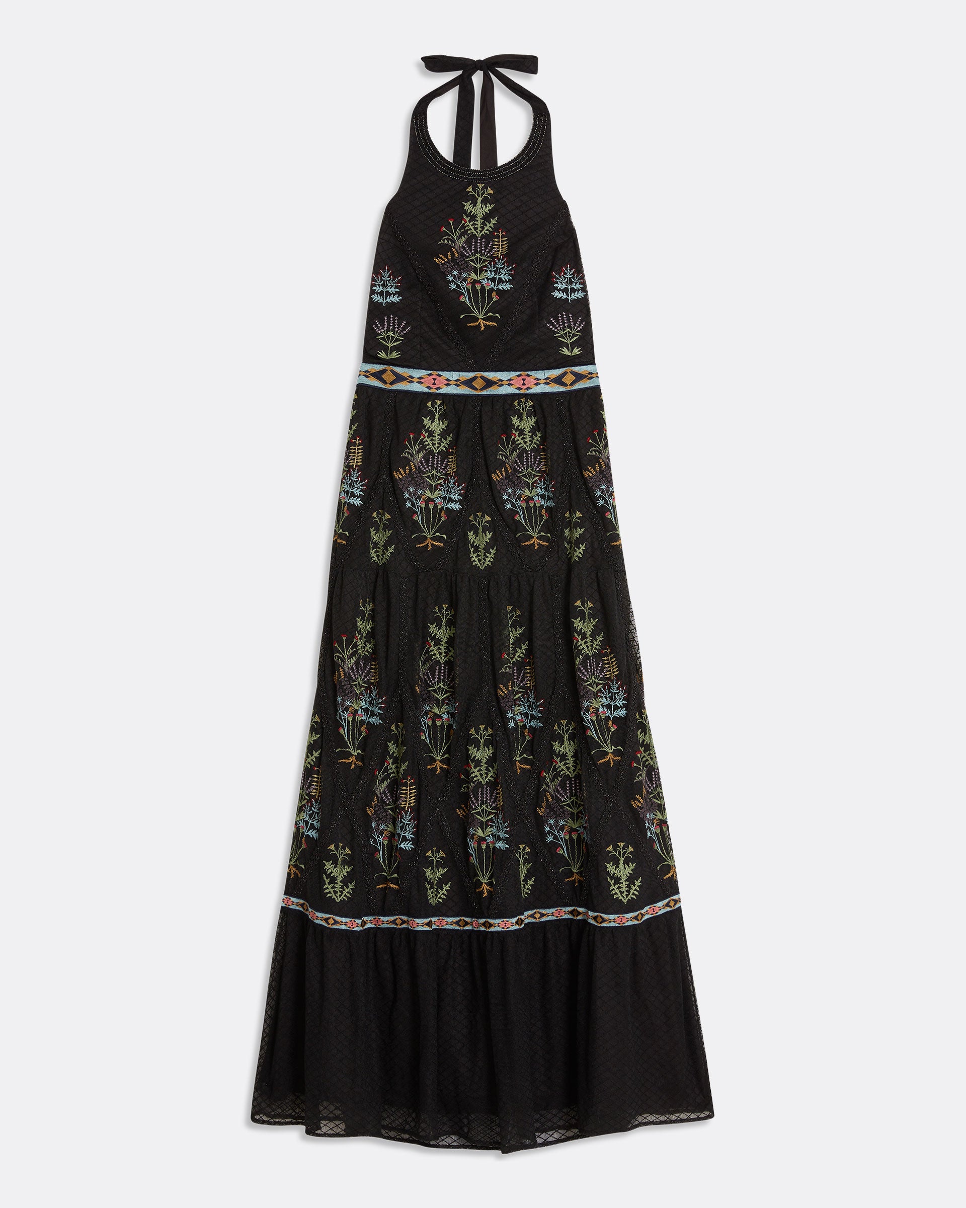 Clelia Dress with Agra Embroidery