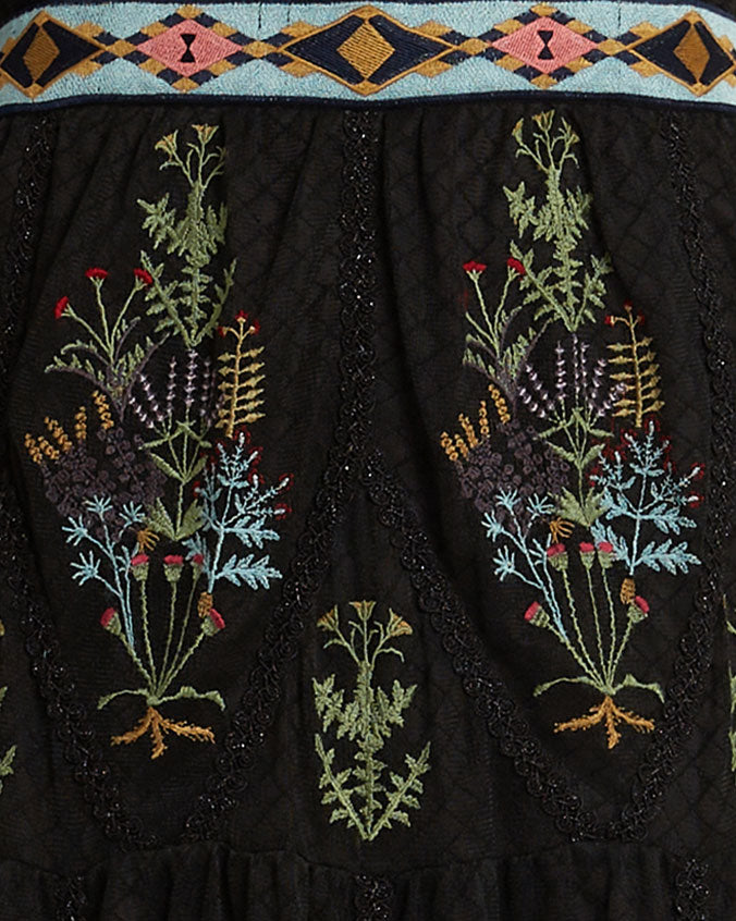 Clelia Dress With Agra Embroidery