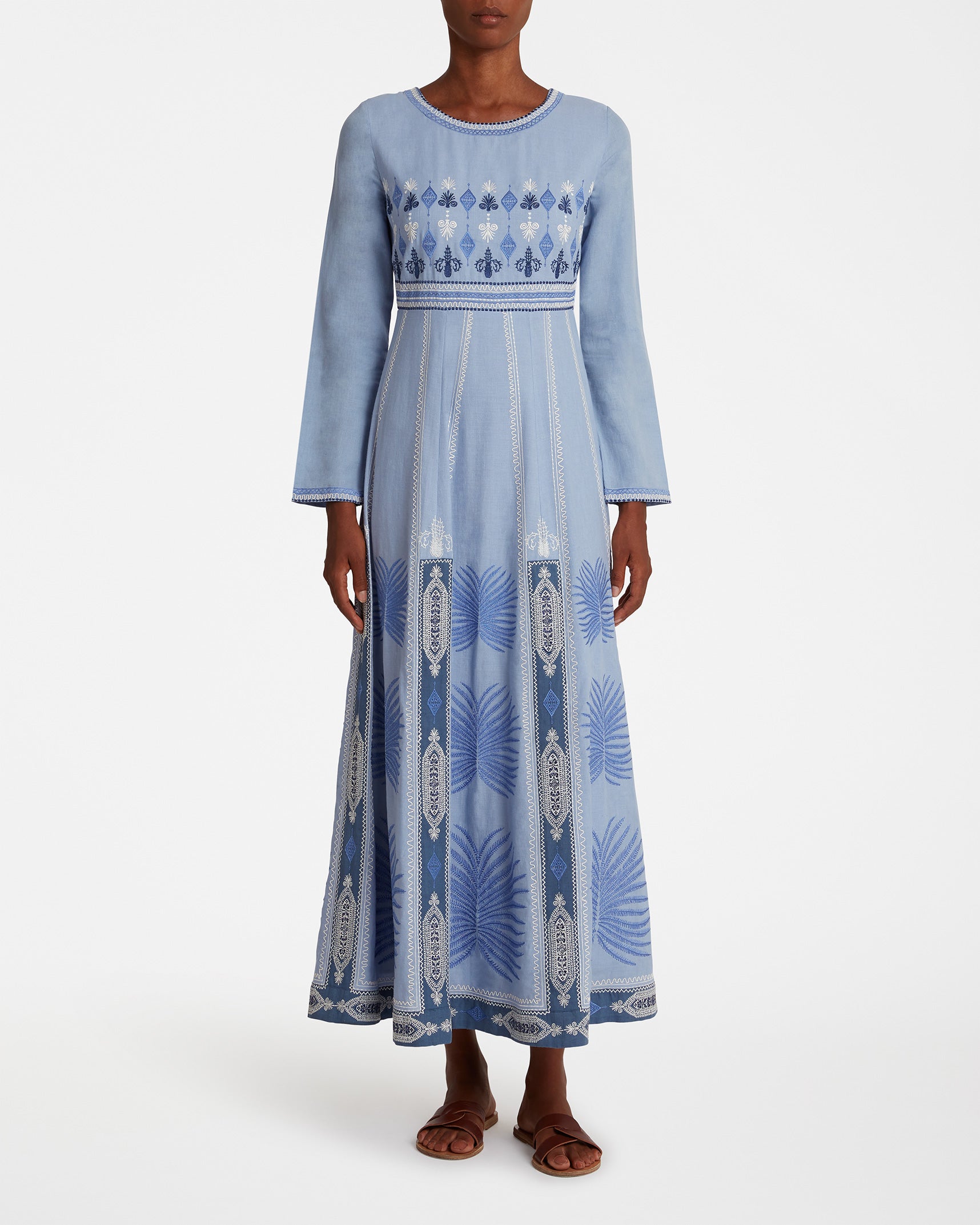 Tracey Dress with Chios Embroidery