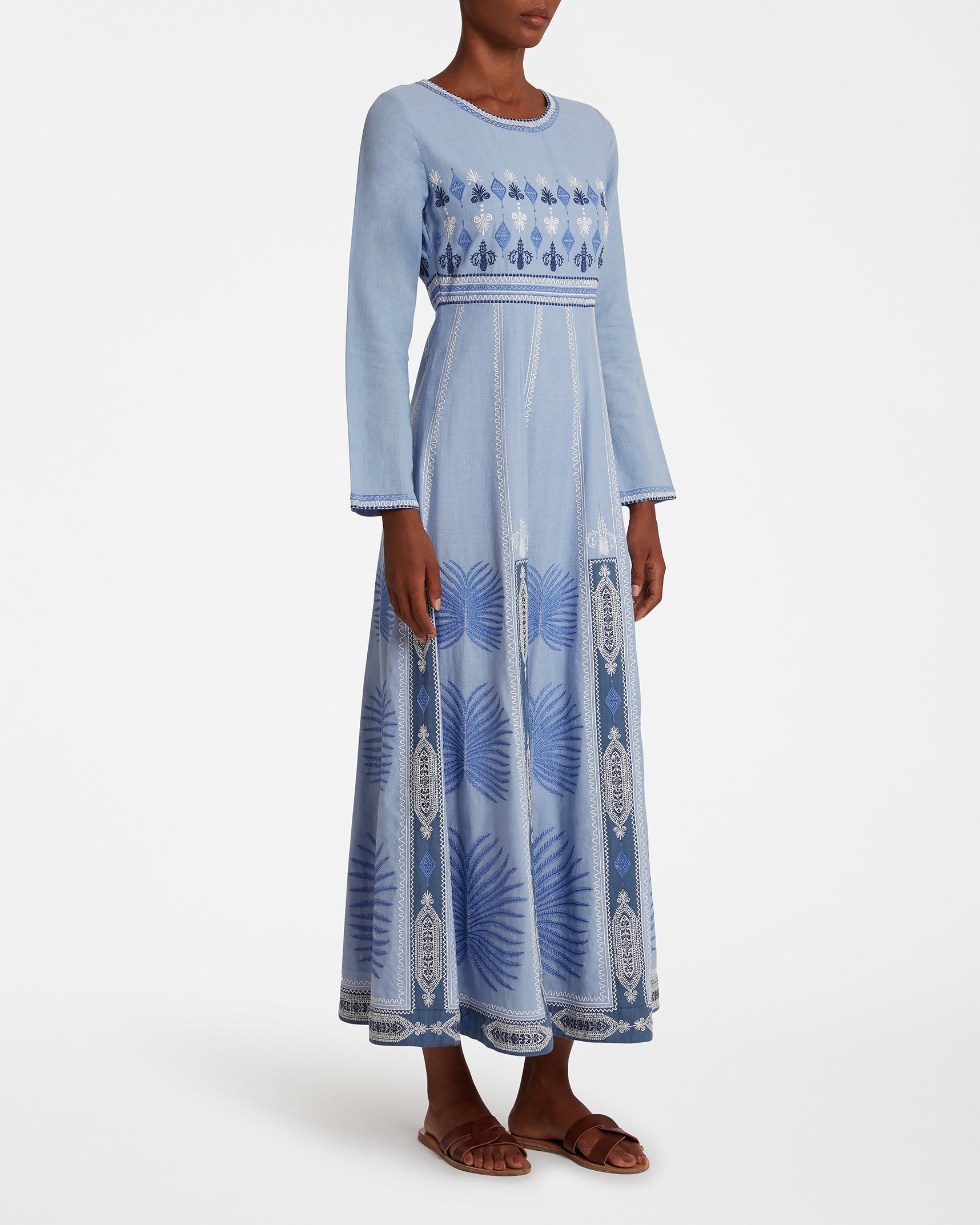 Tracey Dress with Chios Embroidery