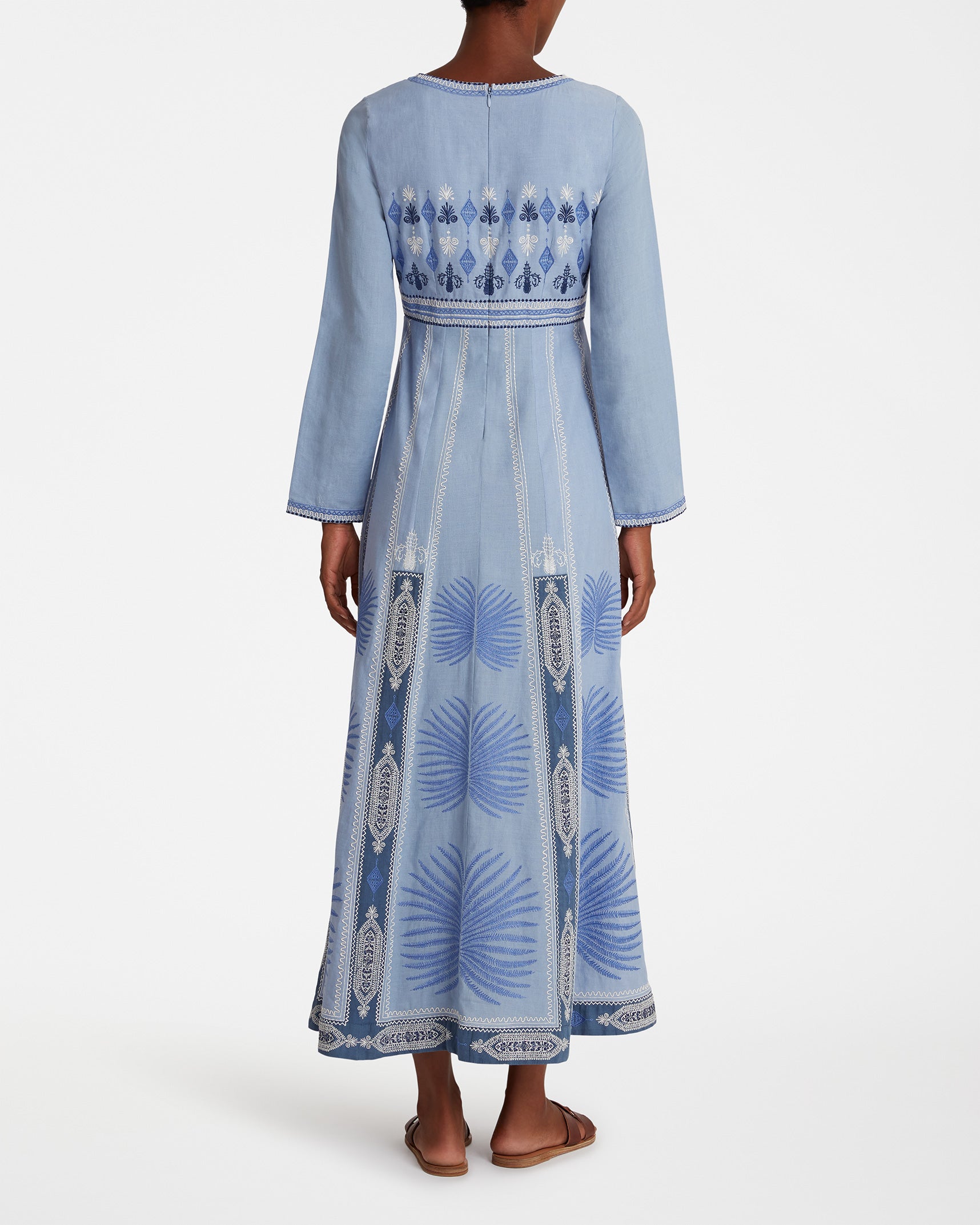 Tracey Dress with Chios Embroidery